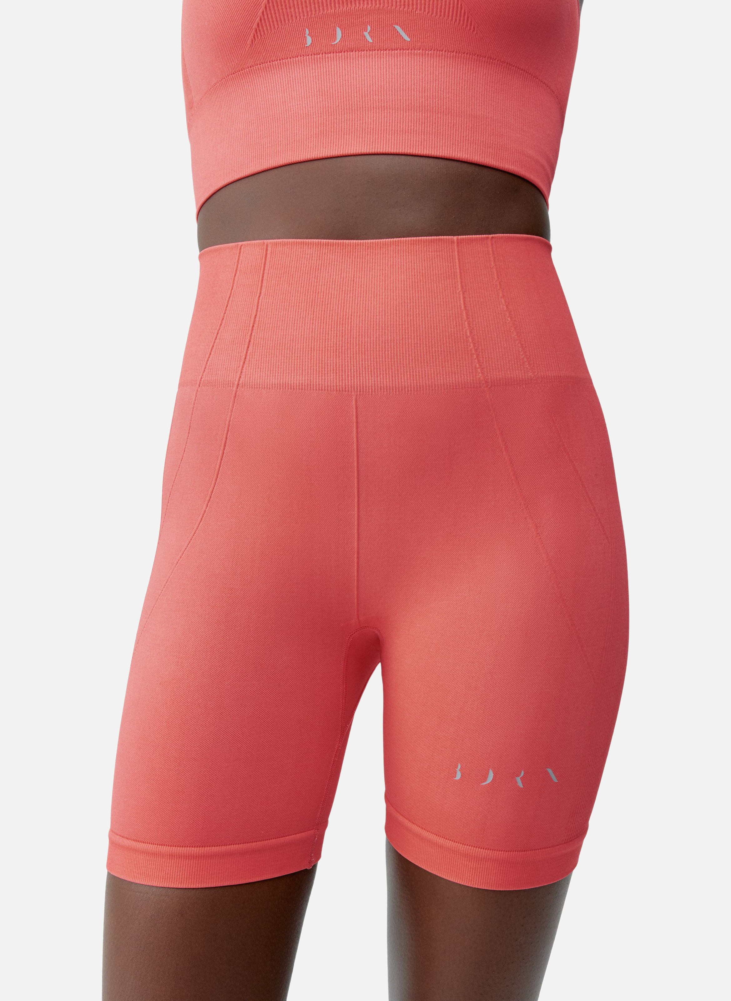 Short moulant de sport seamless urdhva BORN LIVING YOGA Rose