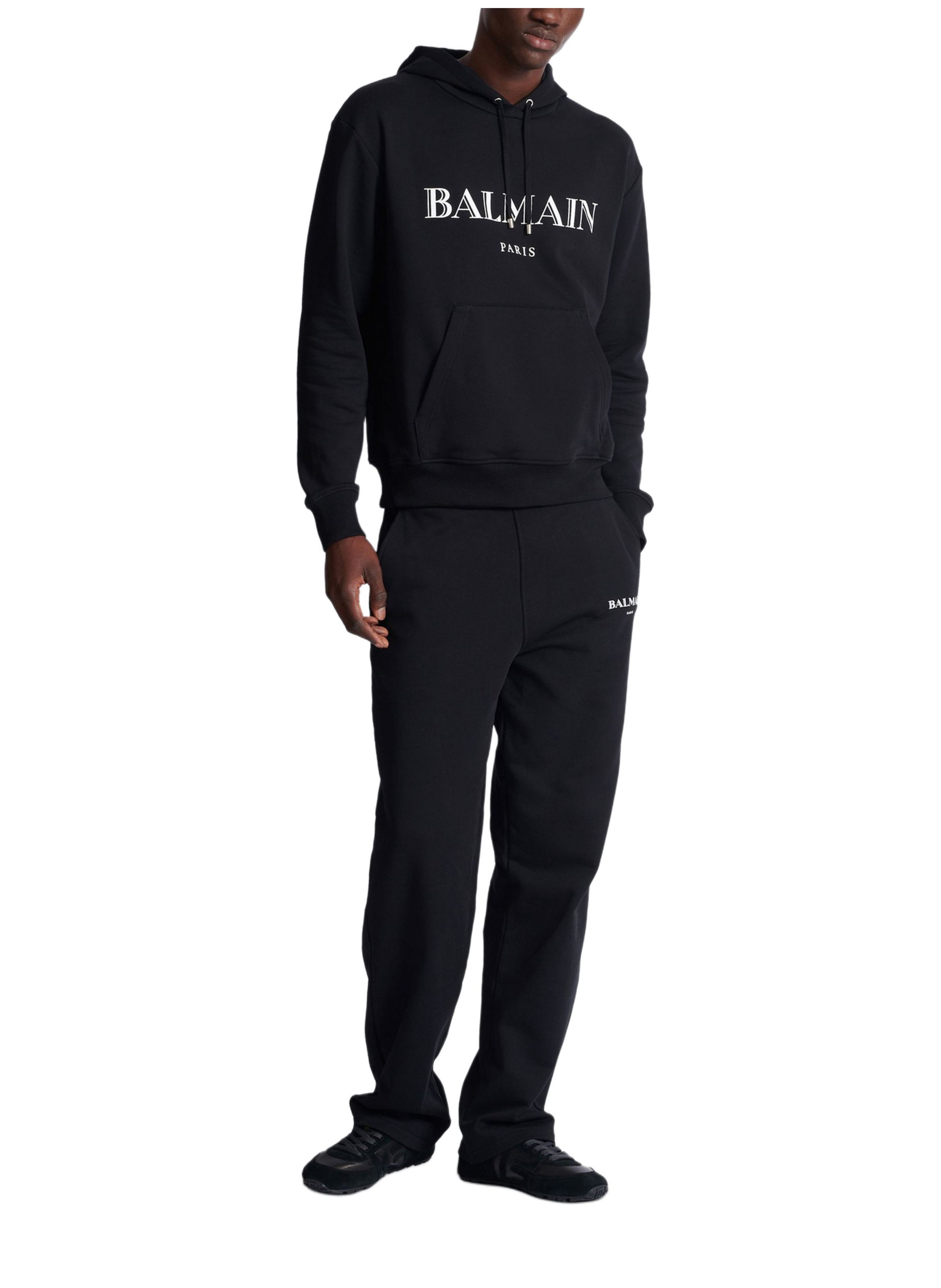 Hoodie imprimé balmain BALMAIN Noir