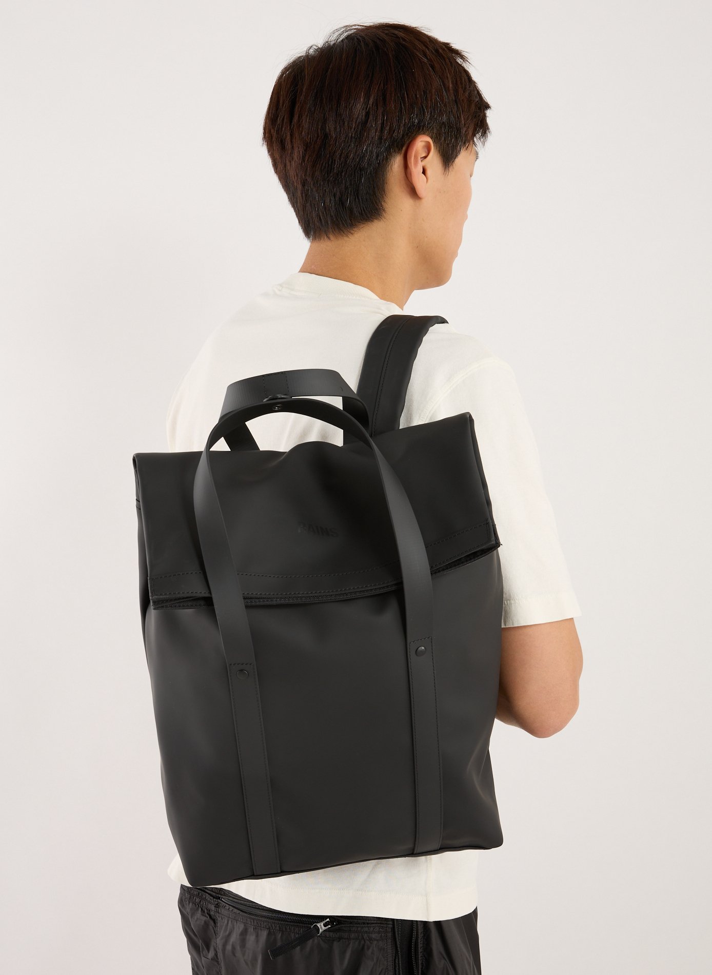 Sac à dos 2 Way Tote Backpack W3 RAINS Noir