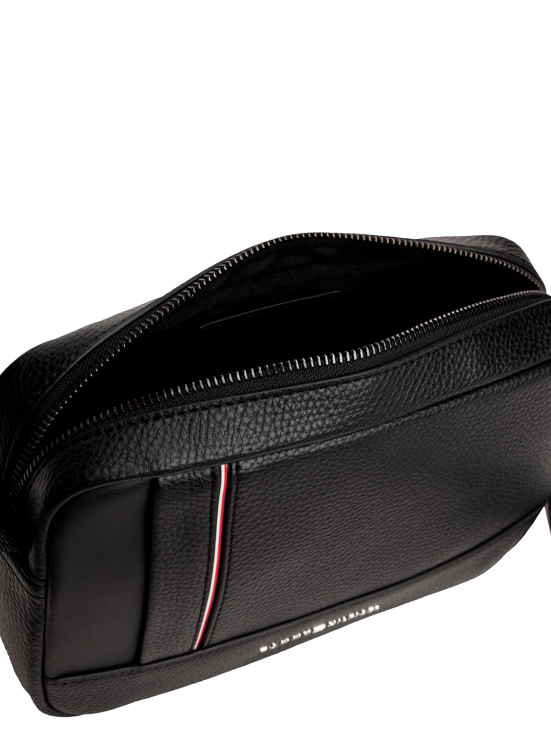 Sac reporter bandoulière effet grain  TOMMY HILFIGER Noir