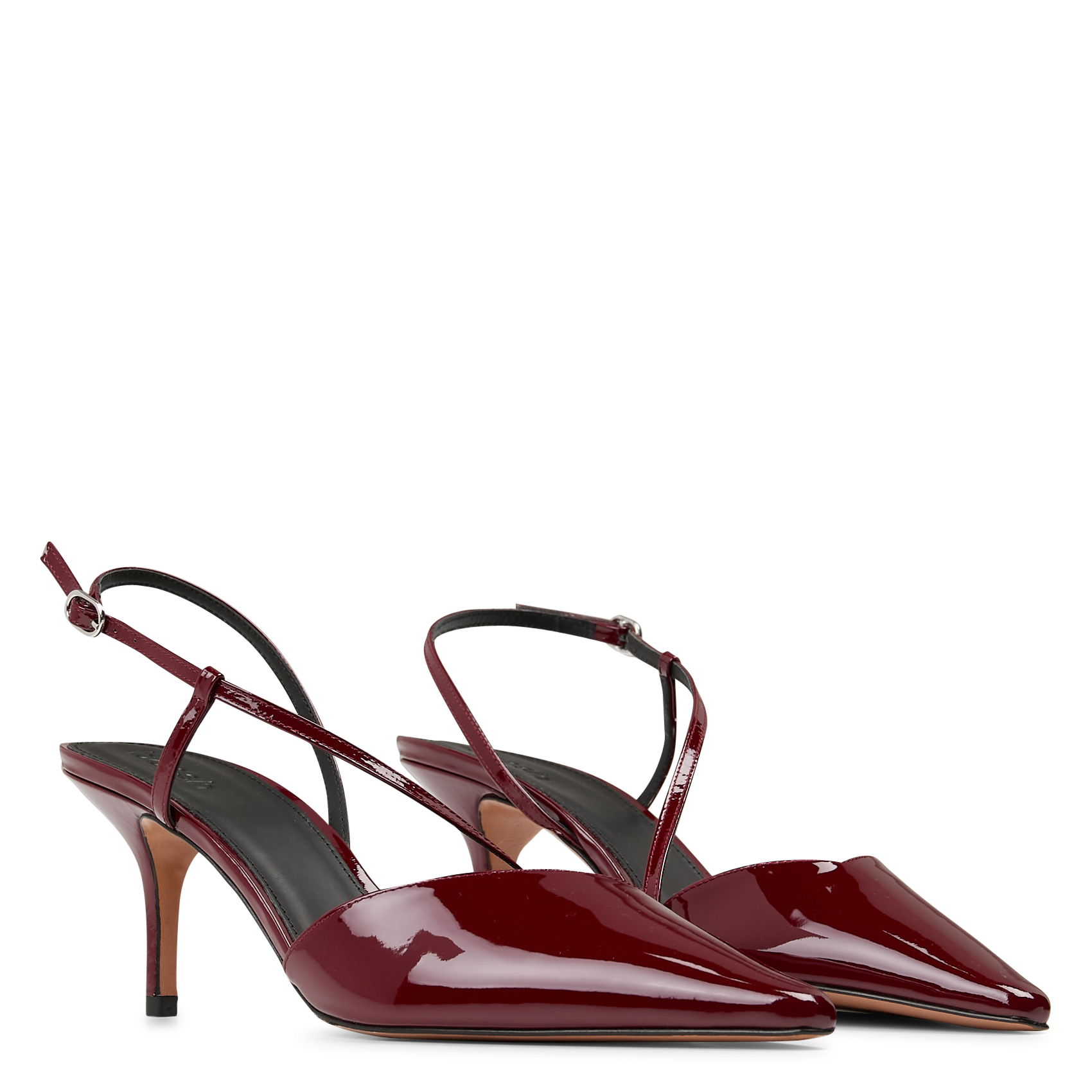 Escarpins en cuir vernis colce Violet