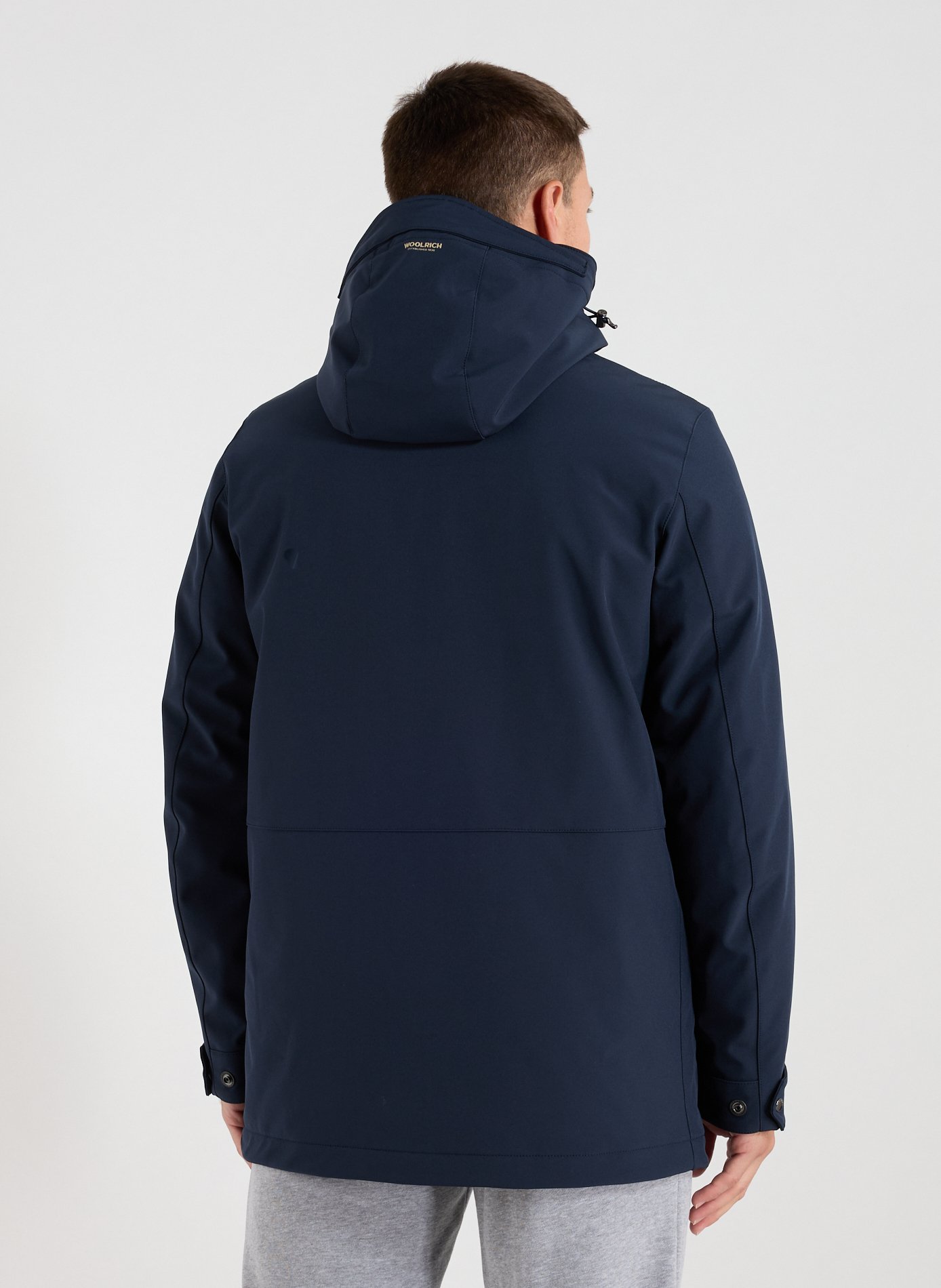 Mid-length jacket WOOLRICH Blue