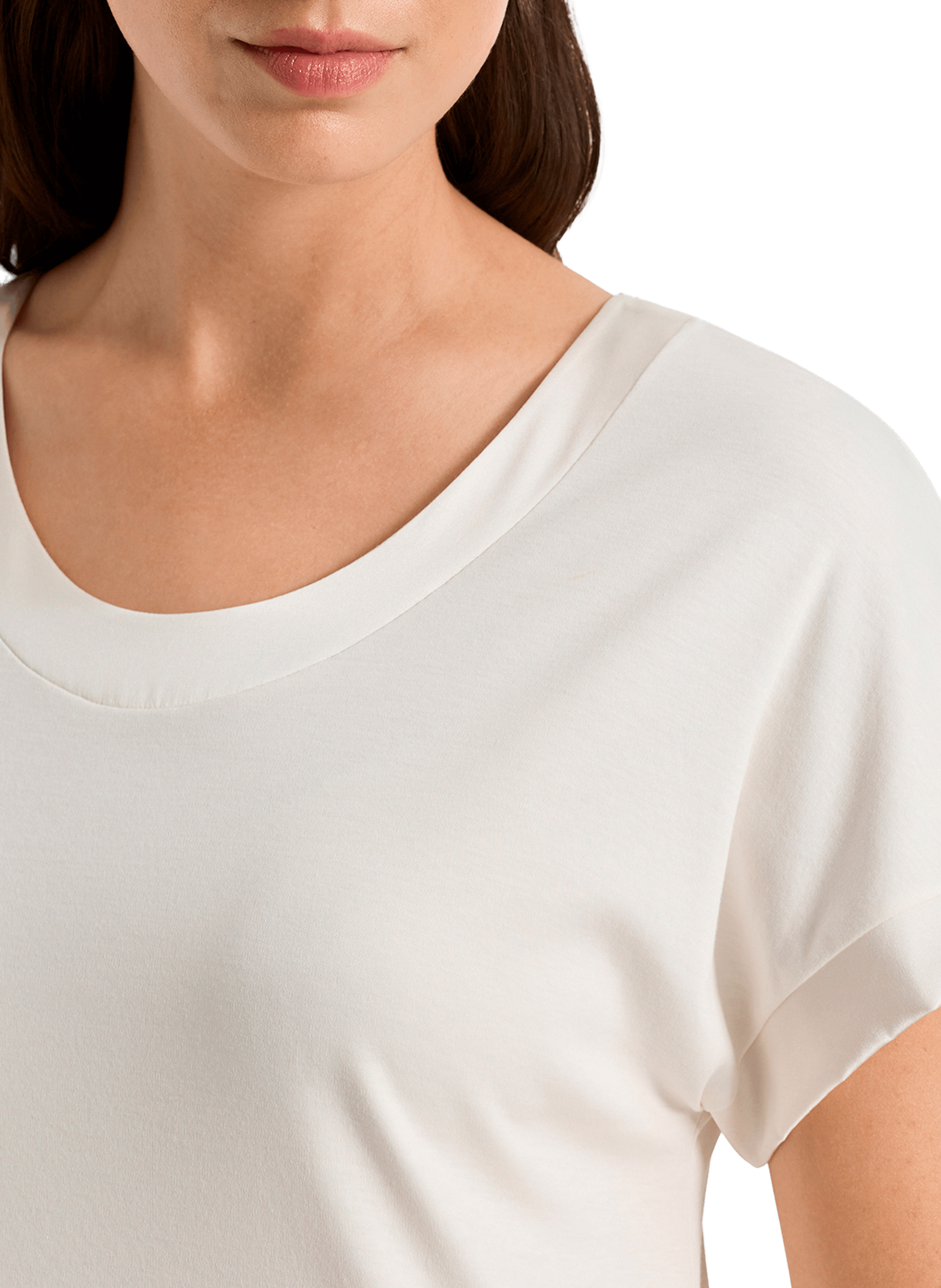 Short cotton nightgown HANRO Beige