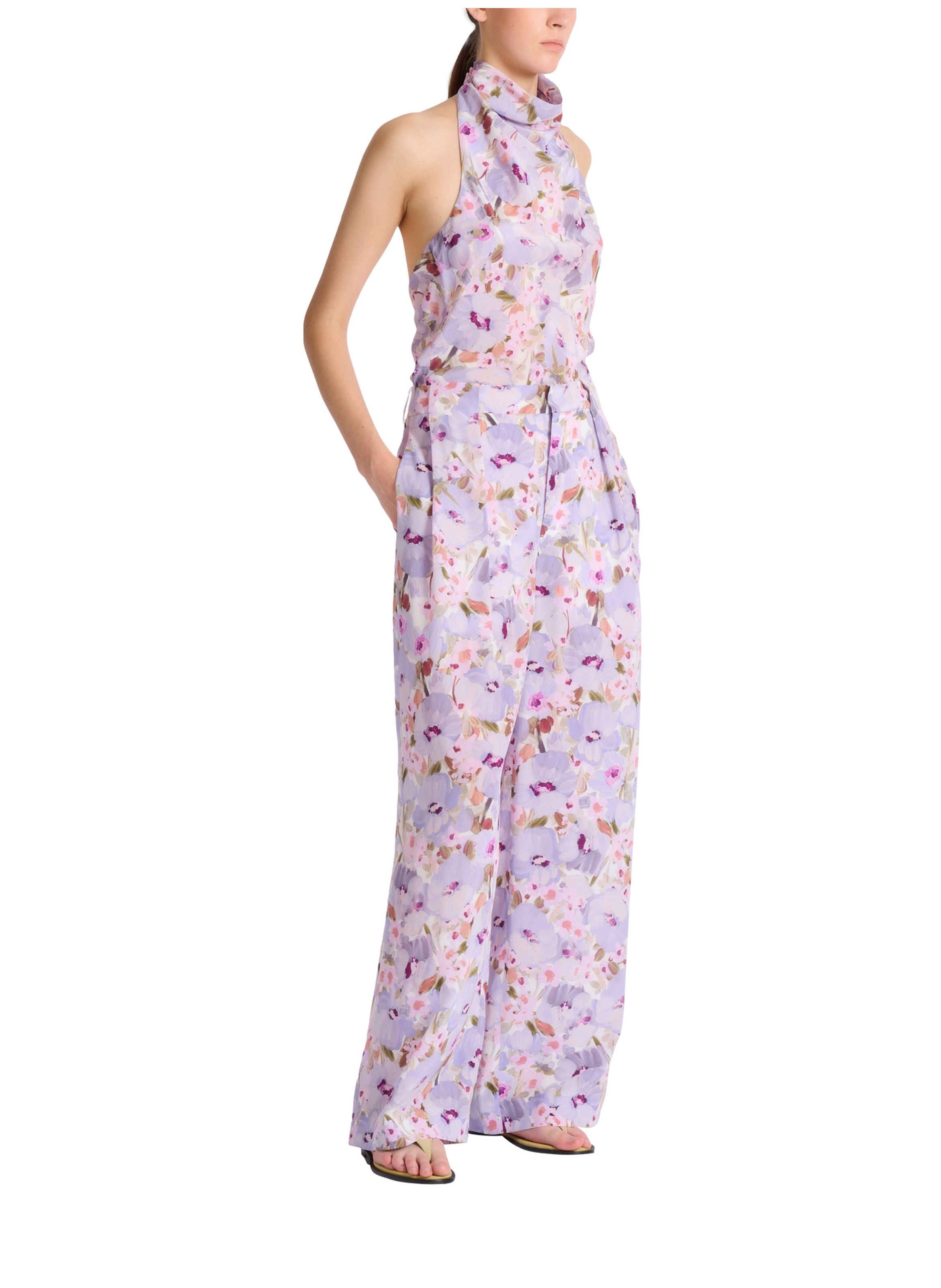 Pantalon à imprimé poppi flower BALMAIN Multicolore