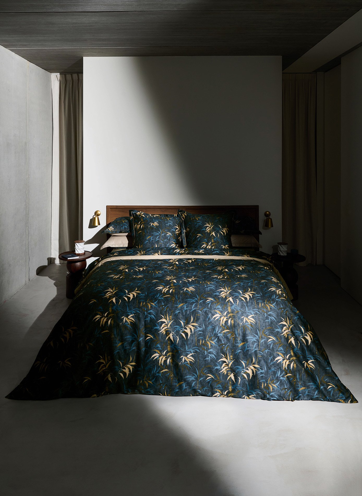 Taie de traversin contemplation ANNE DE SOLENE Beige