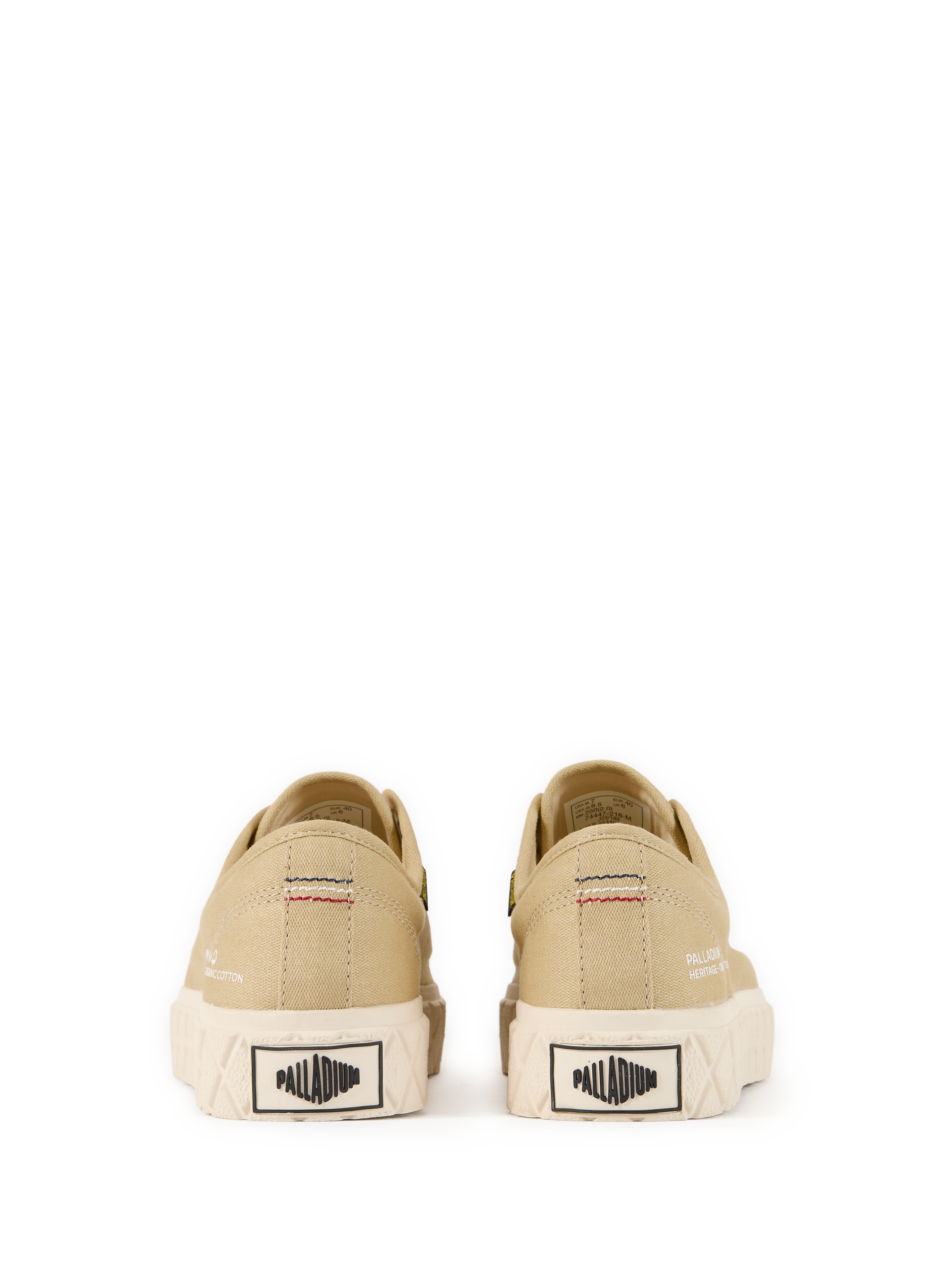 Baskets en coton mélangé PALLADIUM Beige