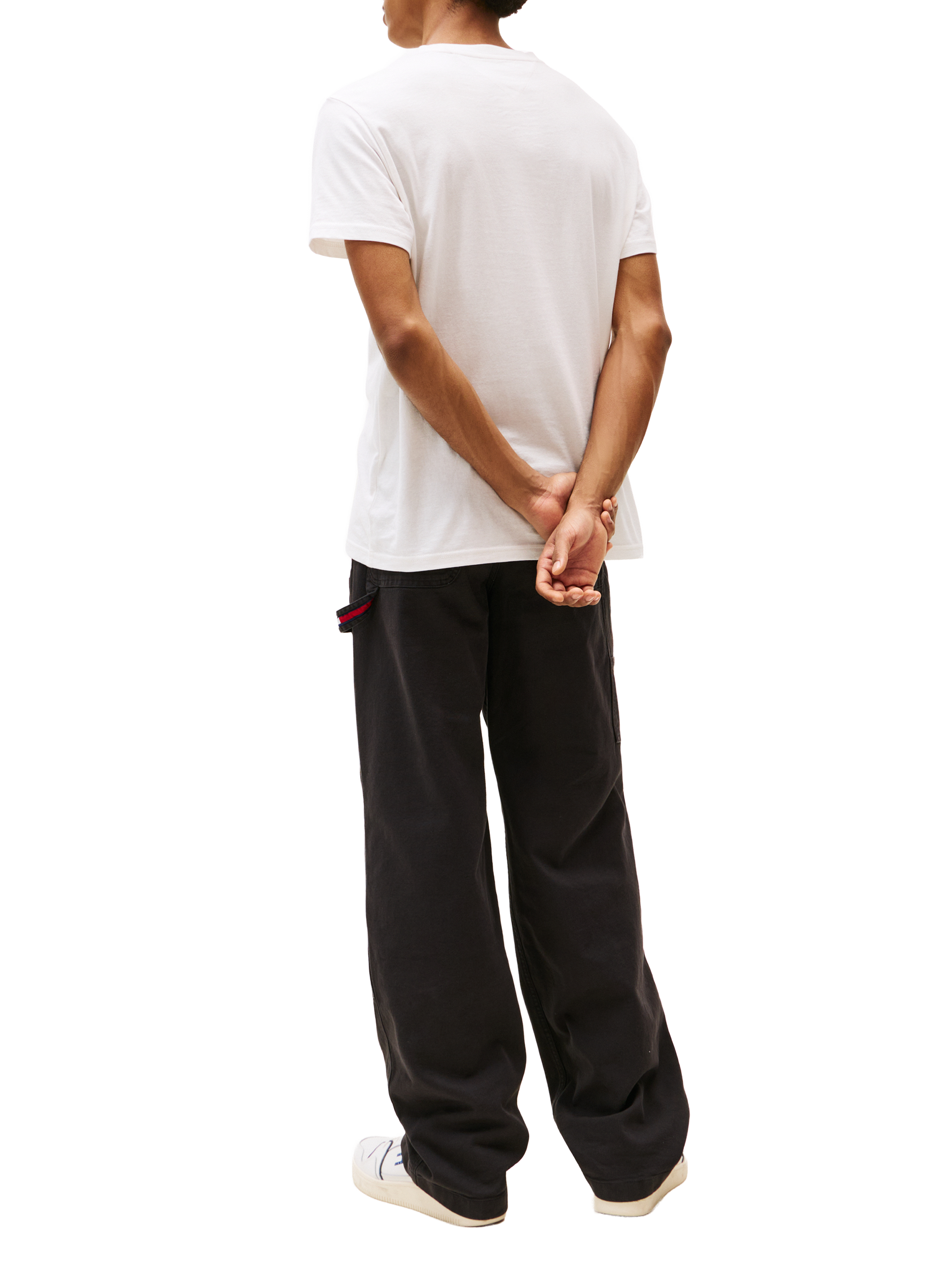 Straight-fit cotton T-shirt TOMMY HILFIGER White