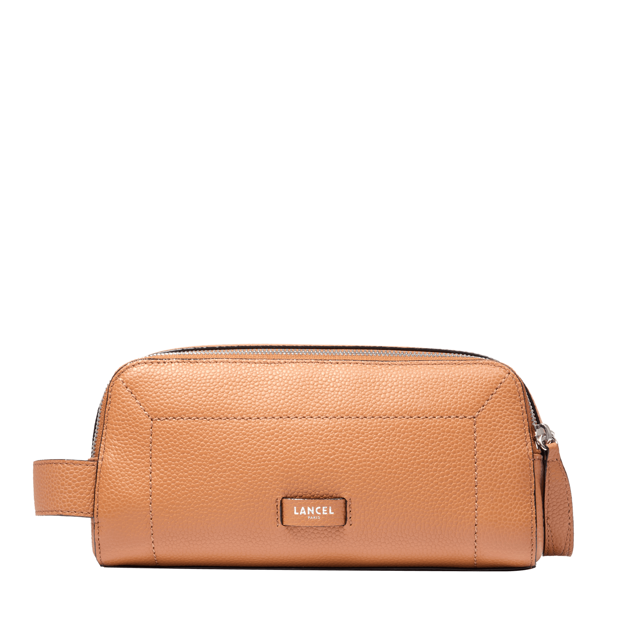Toiletry pouch ninon by lancel in leather LANCEL Brown