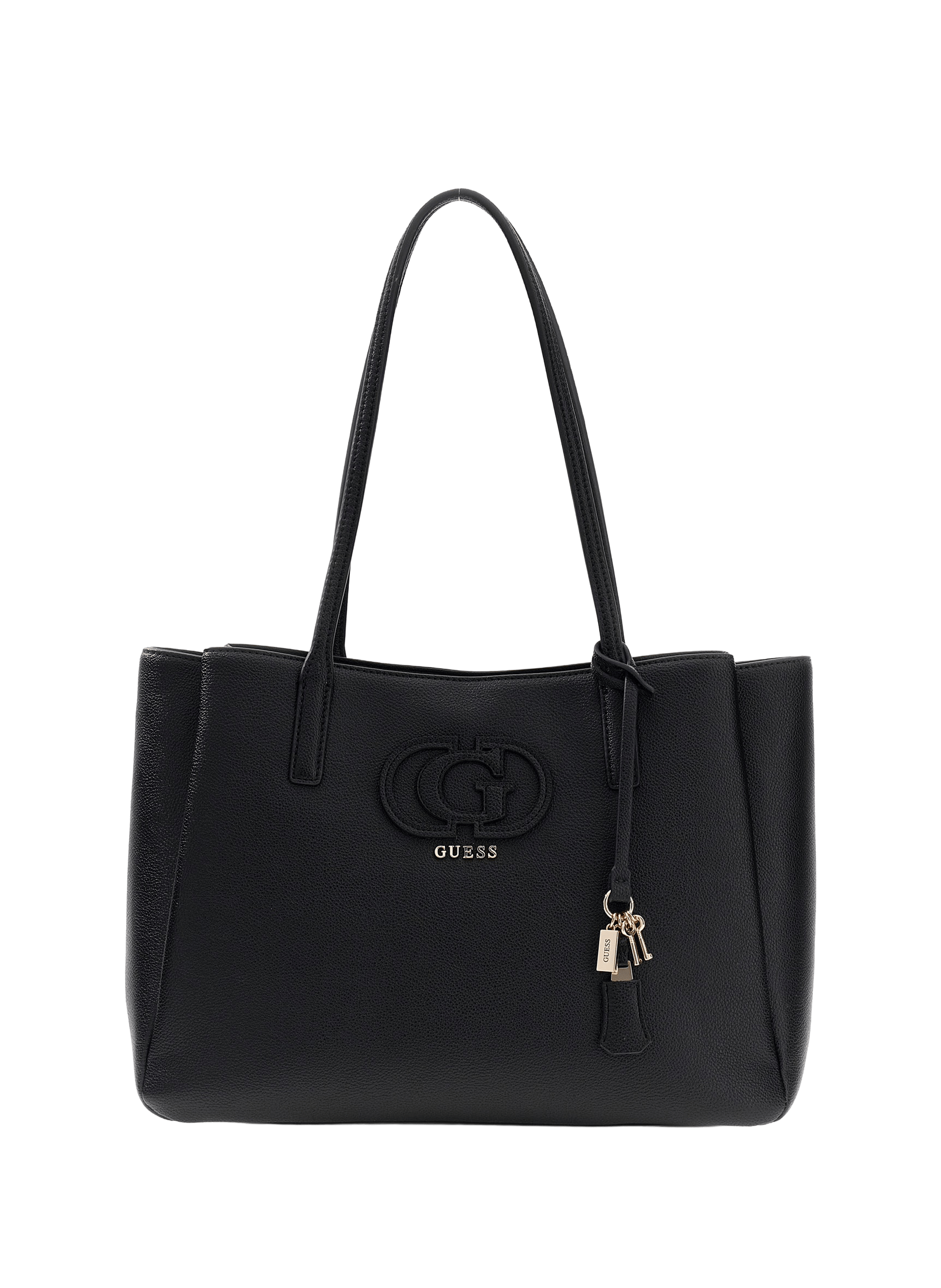 Borsa a tracolla Isola con logo GUESS Nero