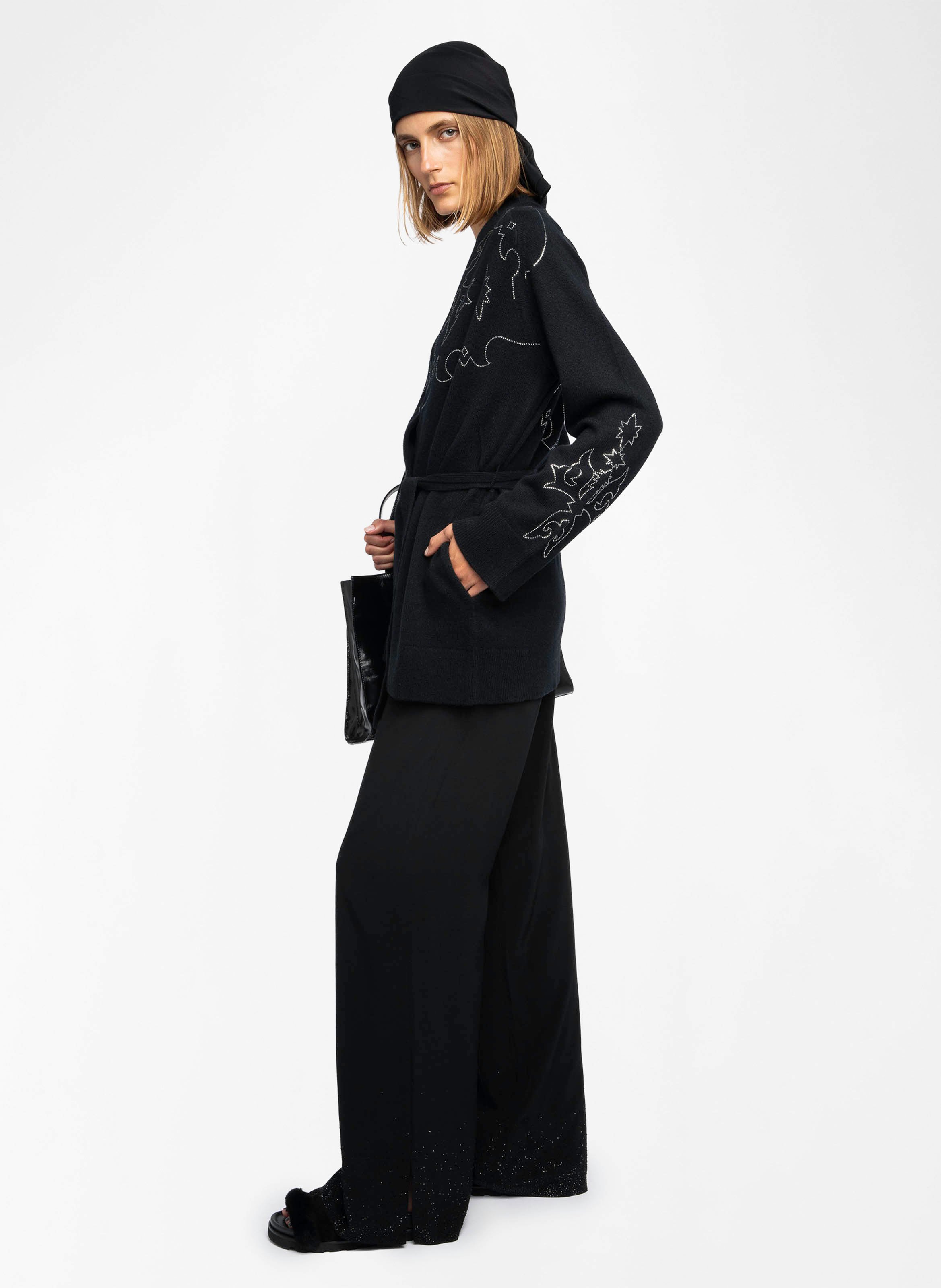 Gilet col v en cachemire salomy ZADIG&VOLTAIRE Noir