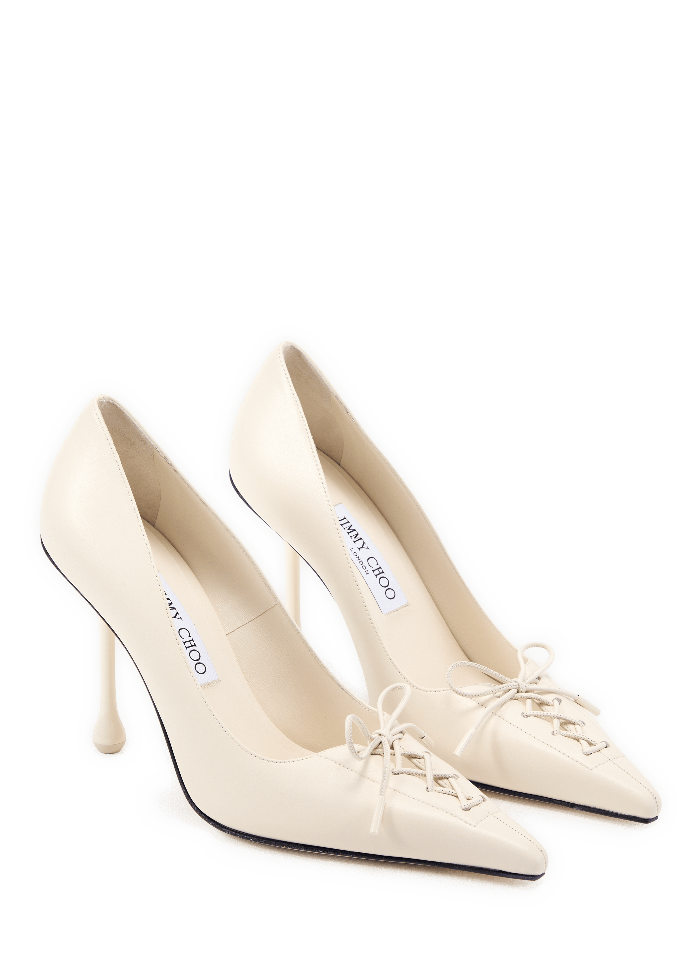 Escarpins Scarlett 95 en cuir nappa  JIMMY CHOO Blanc