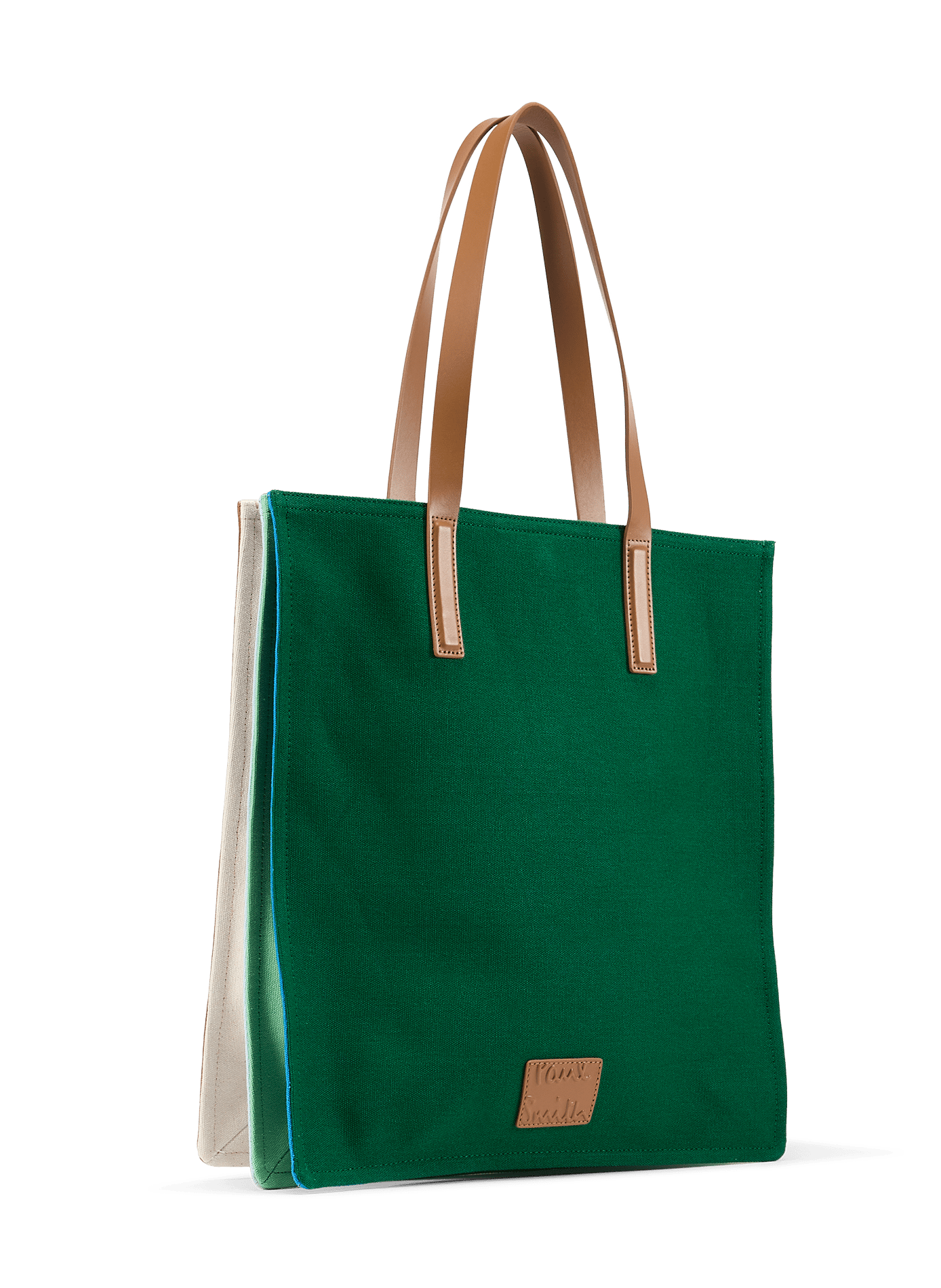 Tote Bag Concertina à logo en coton PAUL SMITH Vert