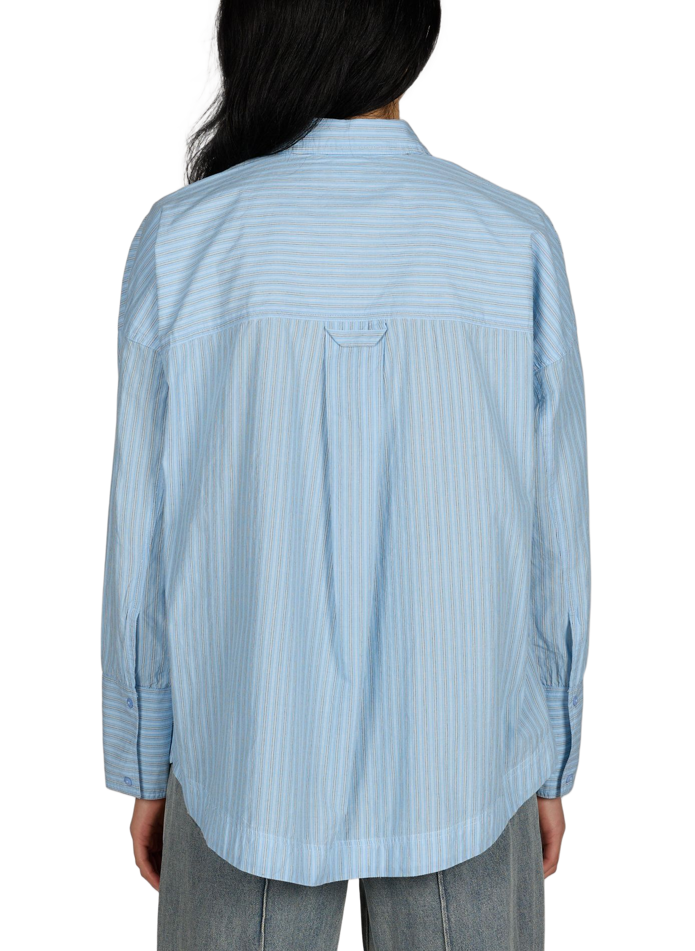 Rouingrid cotton shirt ROUGE EDIT Blue