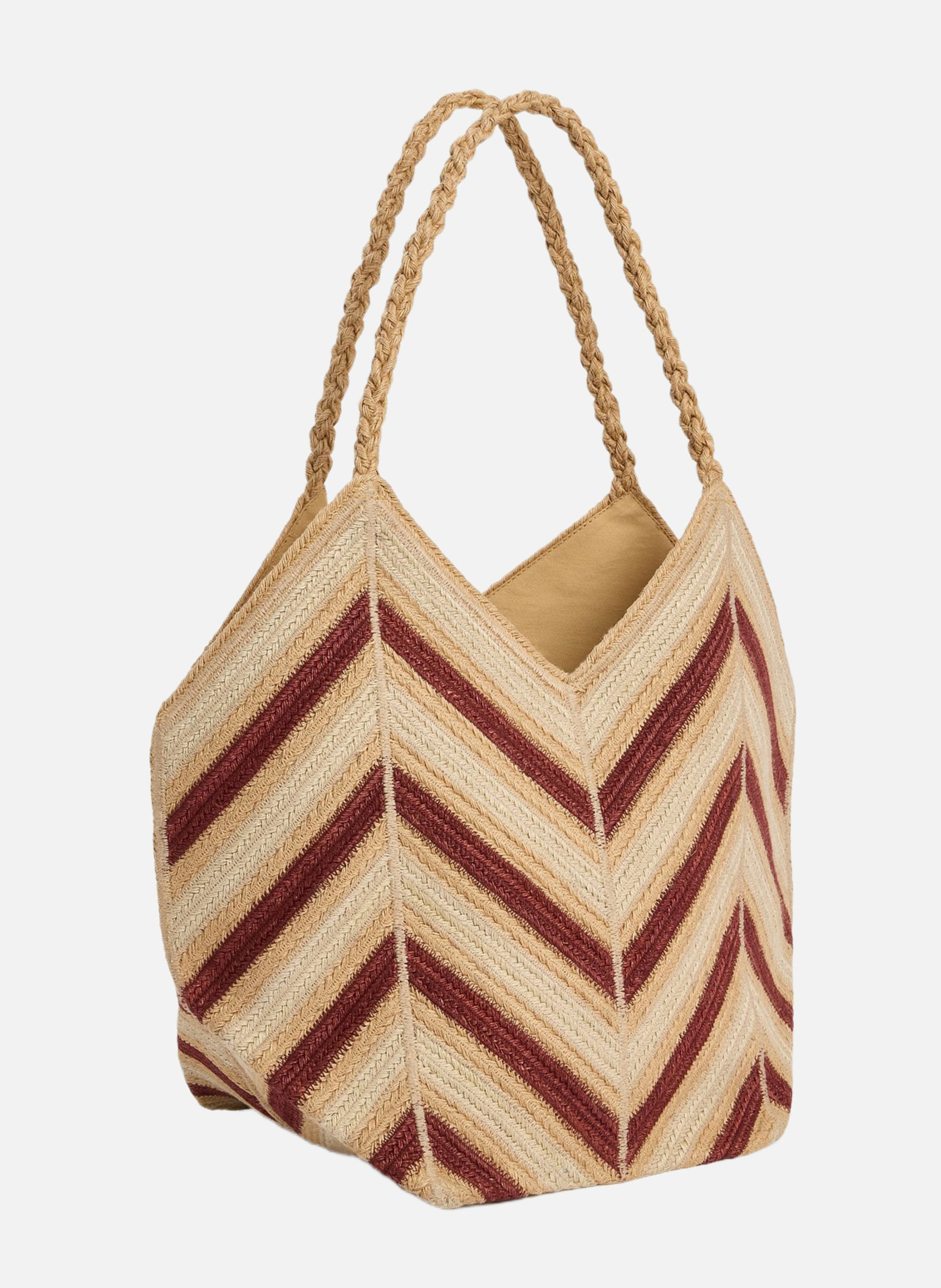 Panier en jute VANESSA BRUNO Multicolore