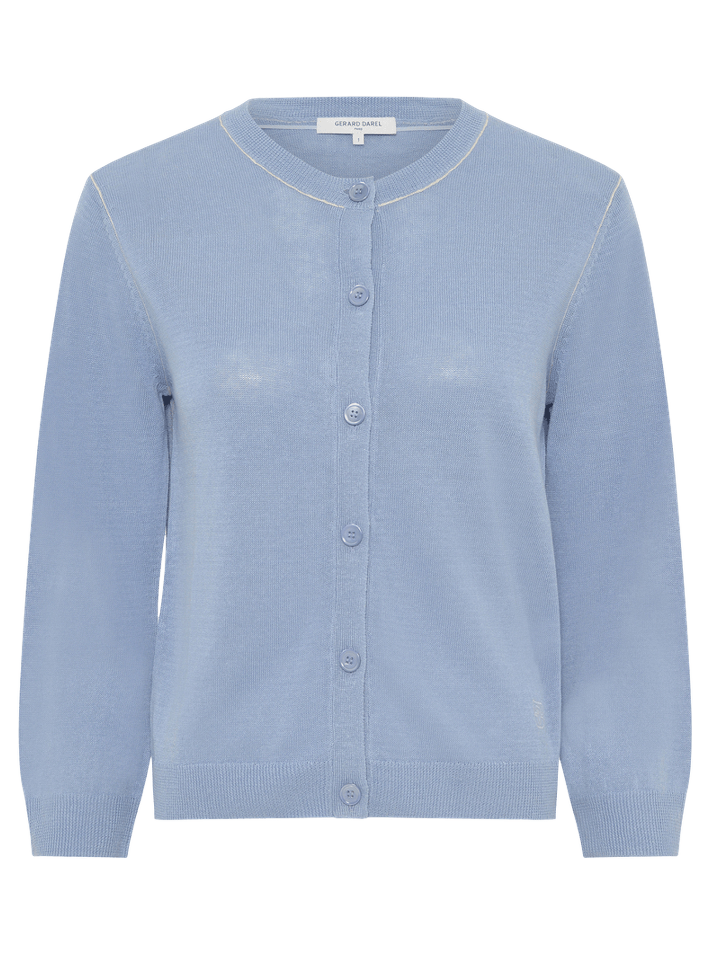 Gilet en lin mélangé - lorys GERARD DAREL Bleu