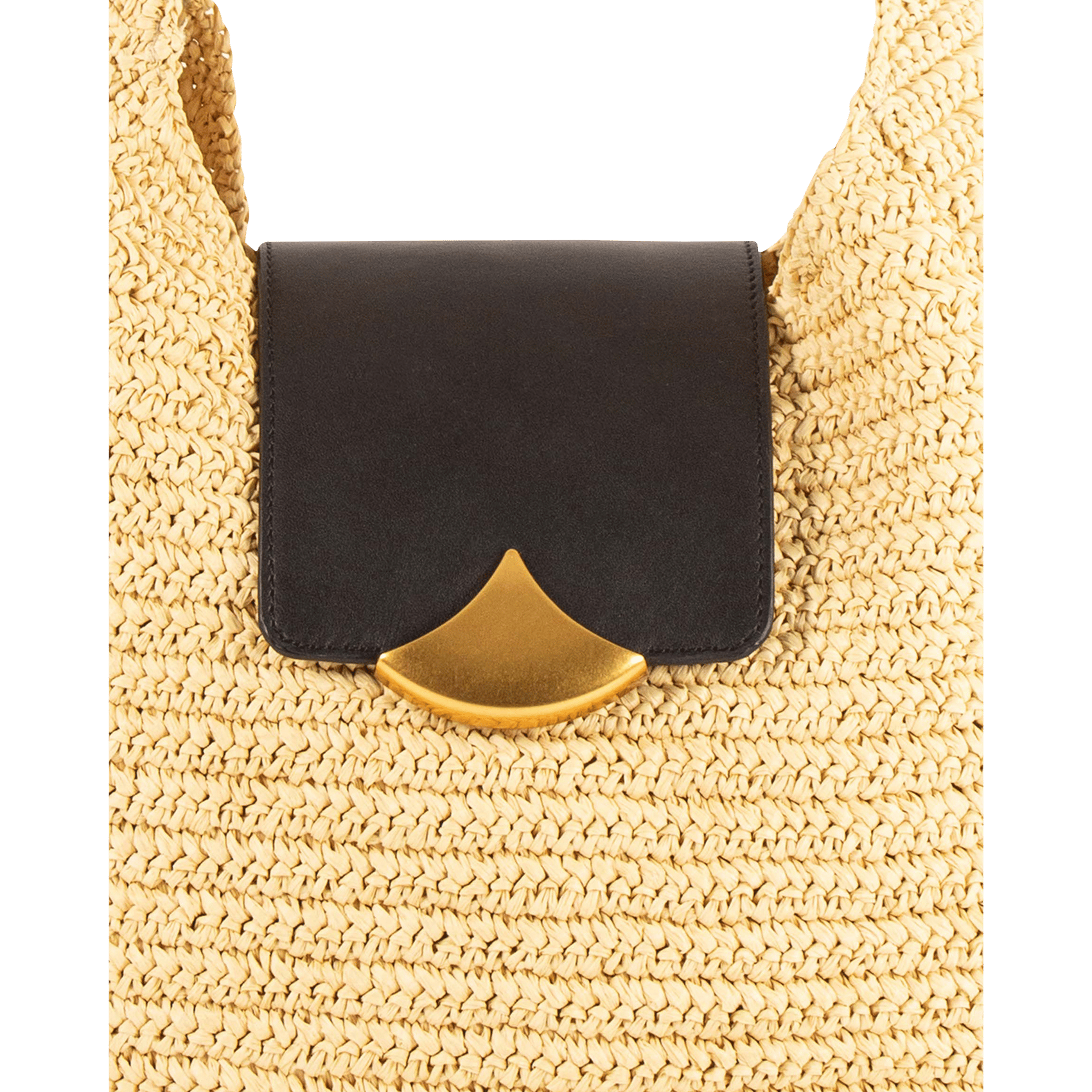 Sac hobo en paille grande maeluz SESSUN Marron