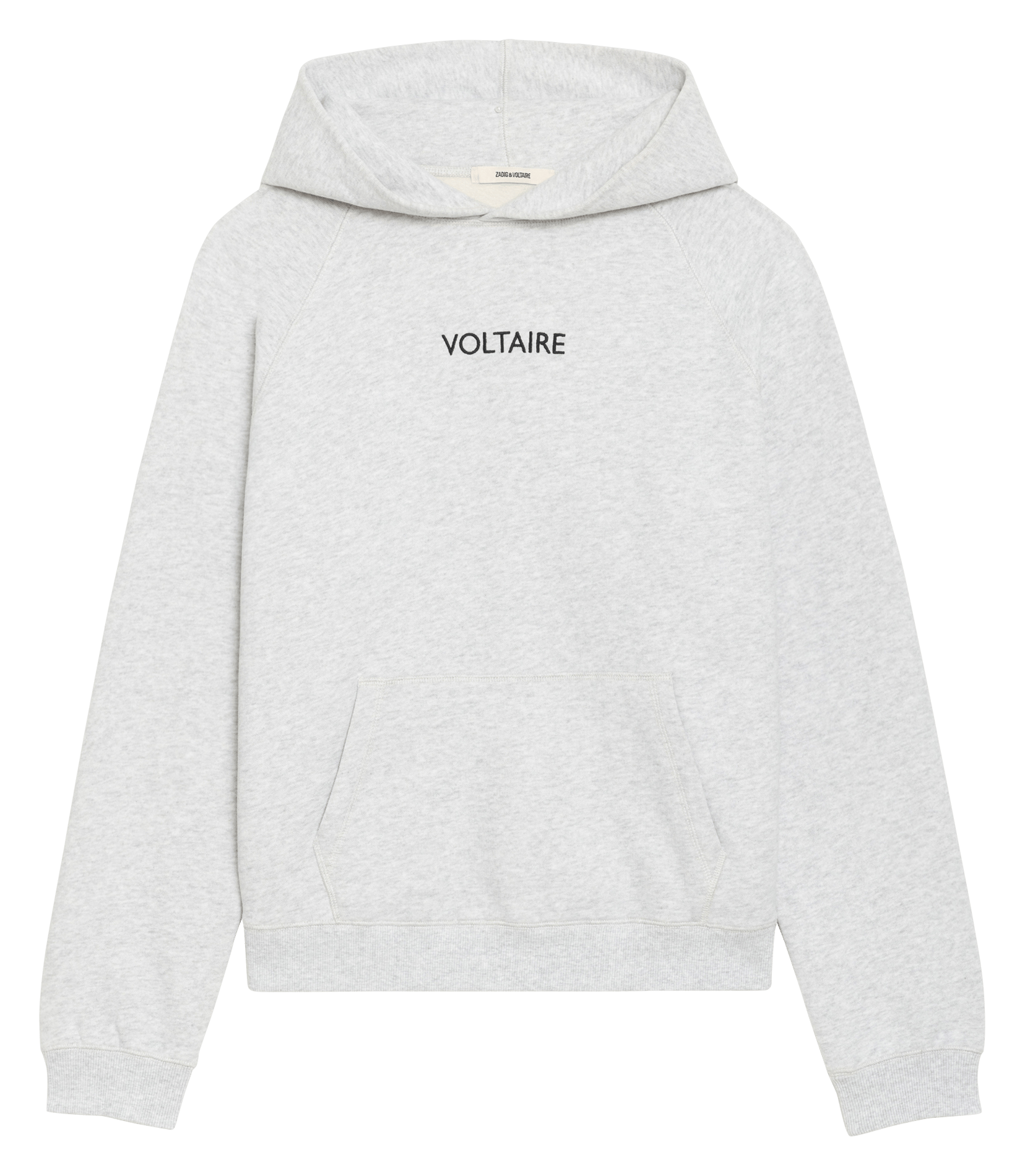 Sweat col rond en coton mélangé georgio ZADIG&VOLTAIRE Gris