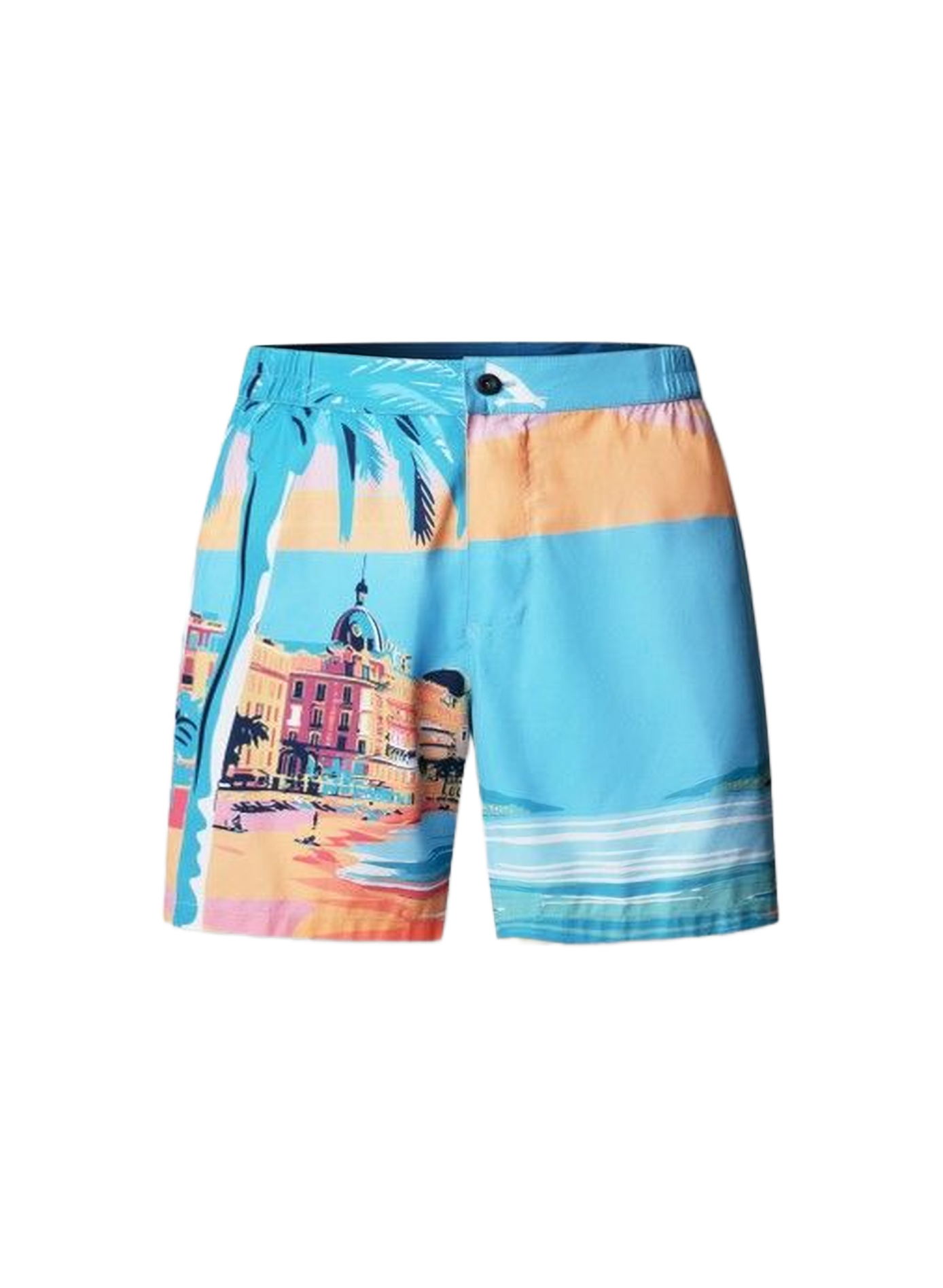 Bedrukte zwemshort FACONNABLE Blauw
