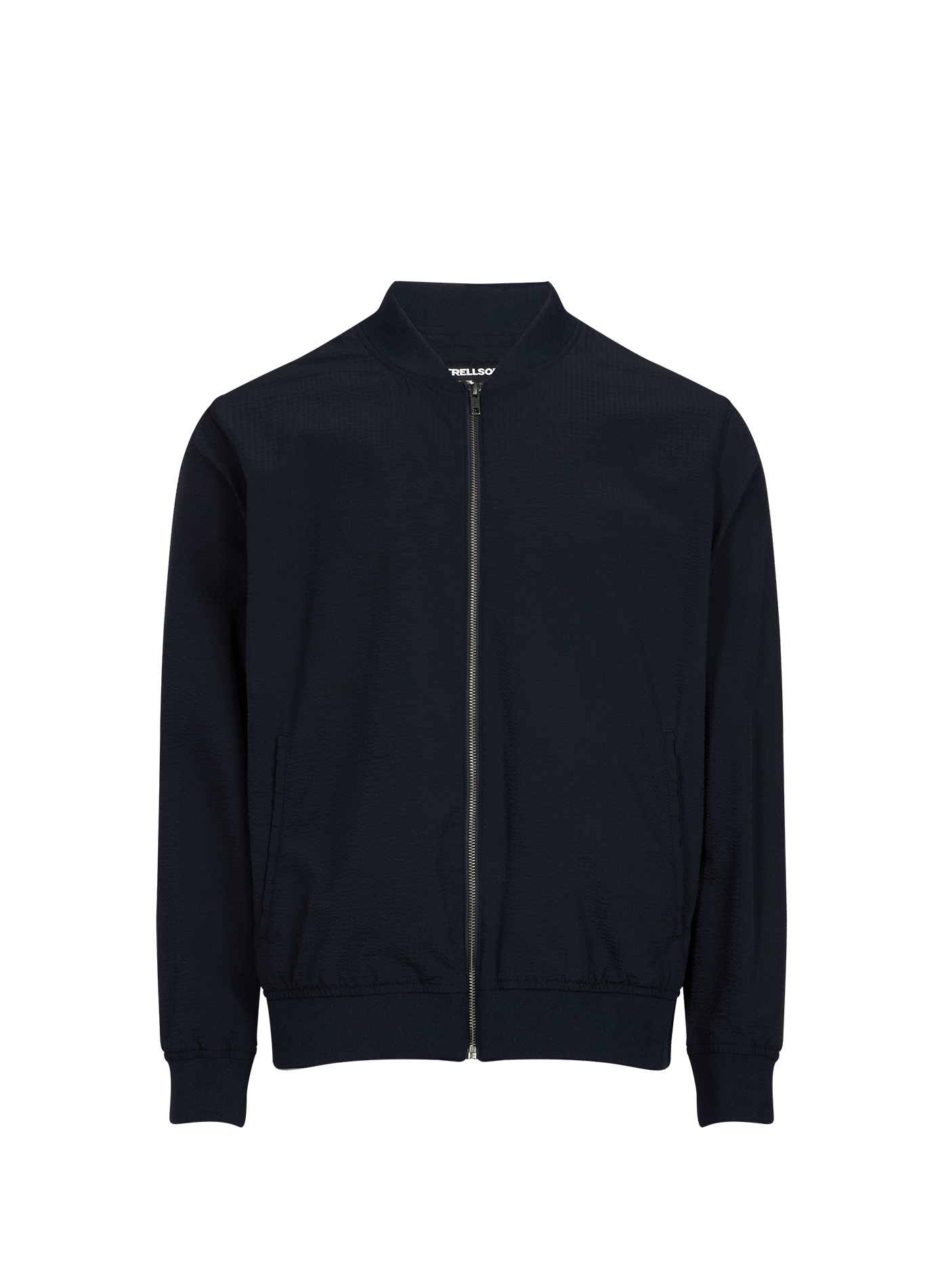Thin zip-up jacket in a solid color STRELLSON Blue
