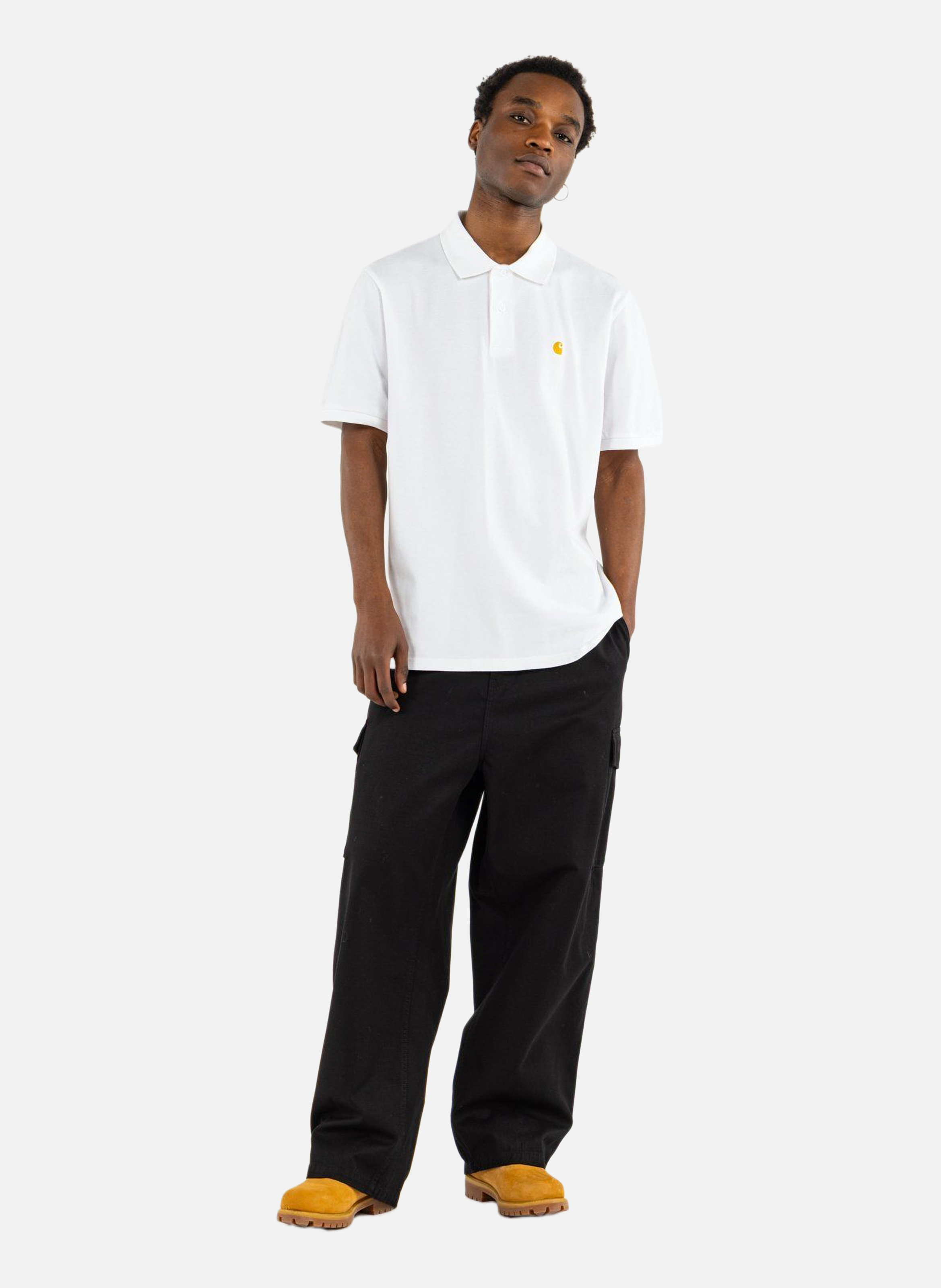 Polo chase CARHARTT WIP Blanc