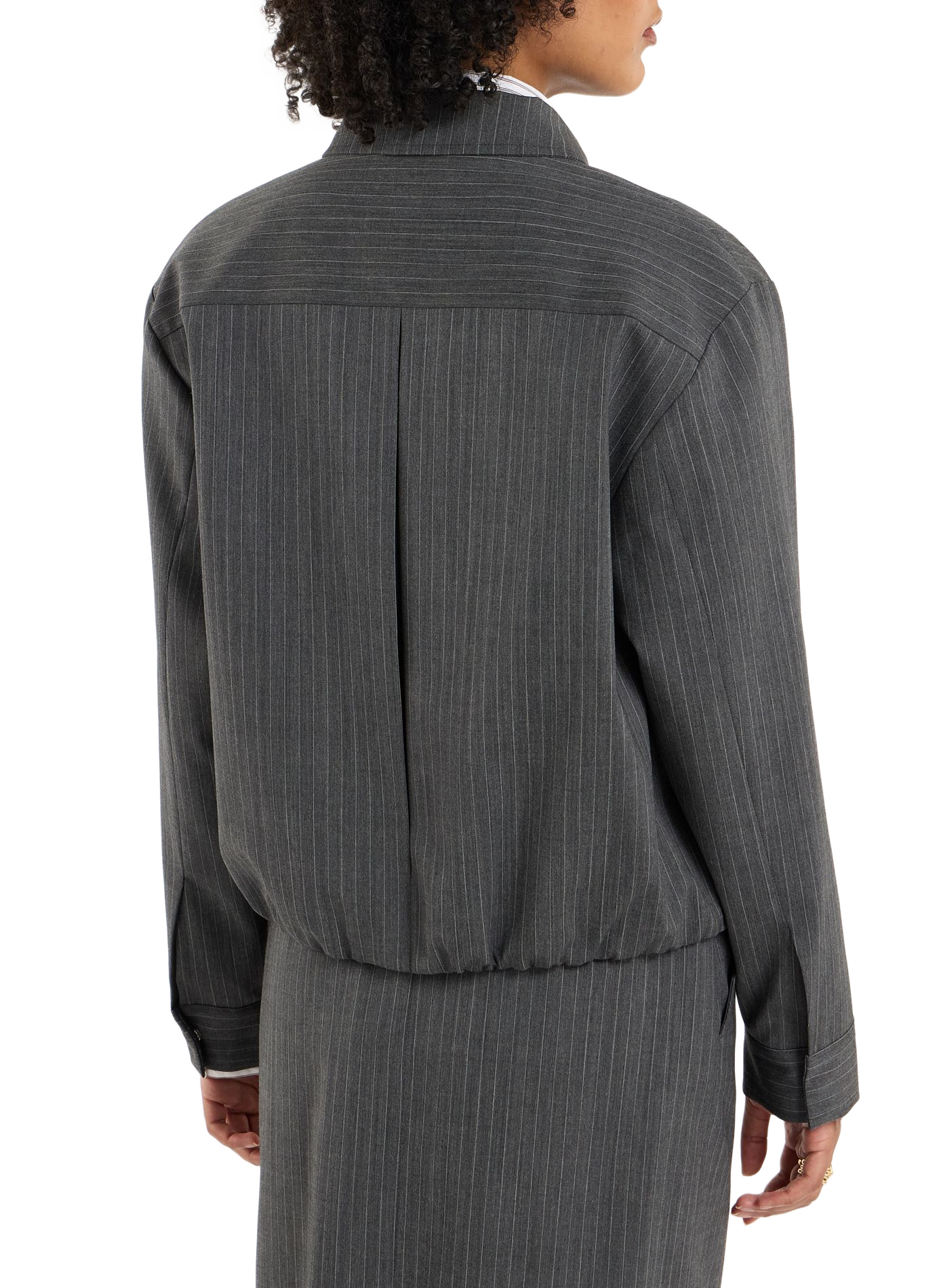 Veste courte Badri en laine mélangée SAISON 1865 Gris
