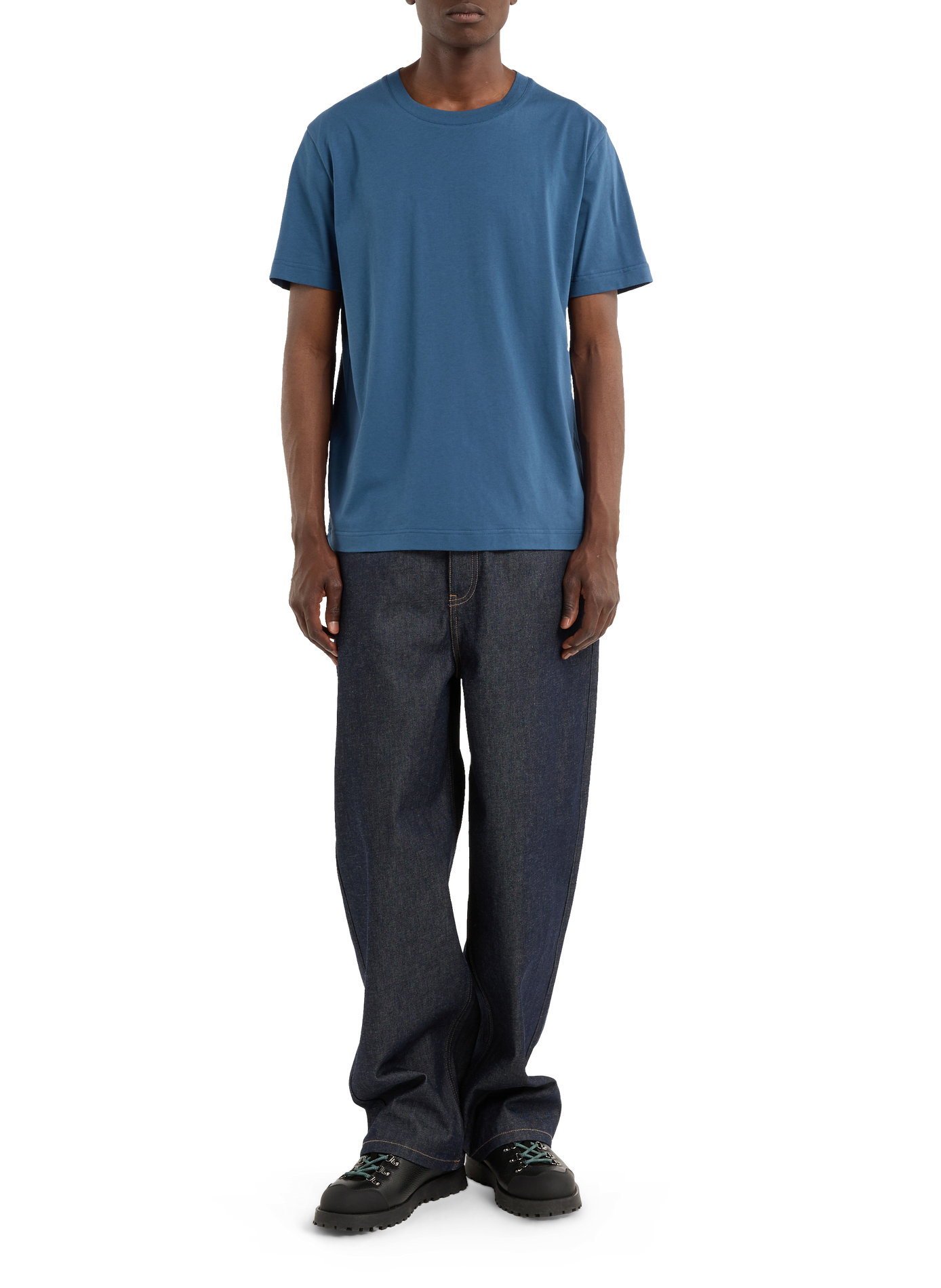 Rundhalsausschnitt T-Shirt Baff SAISON 1865 Blau