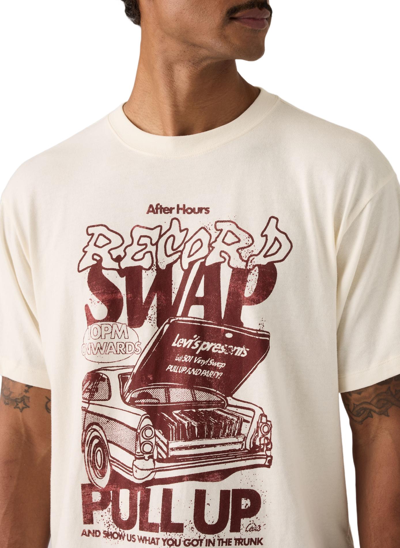 Printed T-shirt LEVI'S Beige
