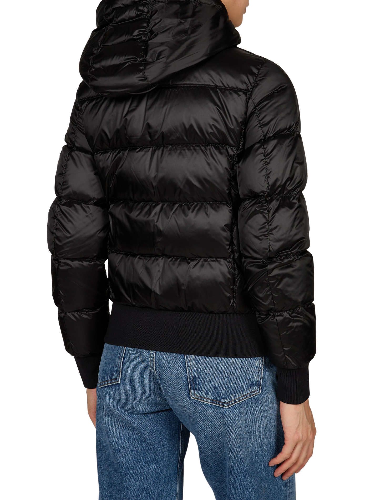 Oversized hooded puffer coat PARAJUMPERS Black