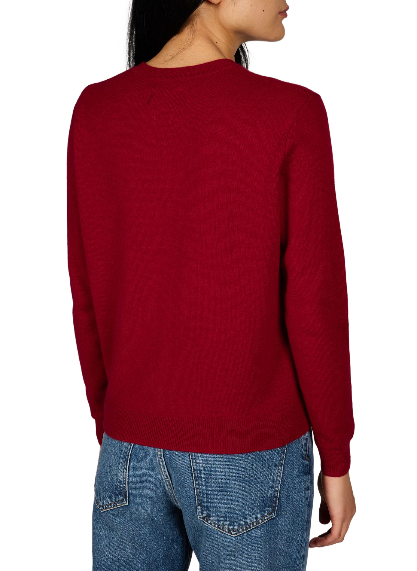 Gerader Kaschmir-Weste AU PRINTEMPS PARIS Rot