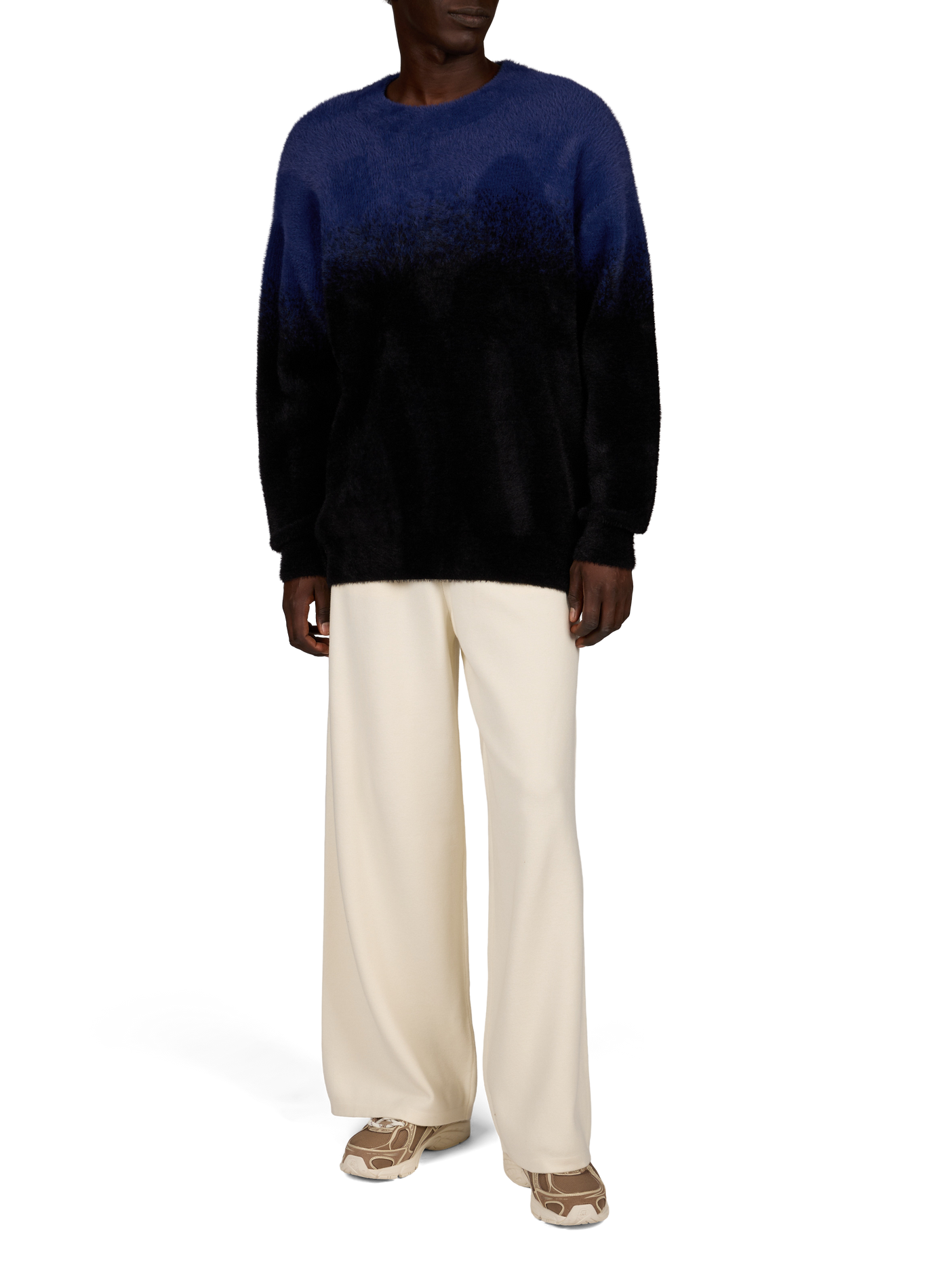 Pull droit imprimé Apollino GERTRUDE Bleu