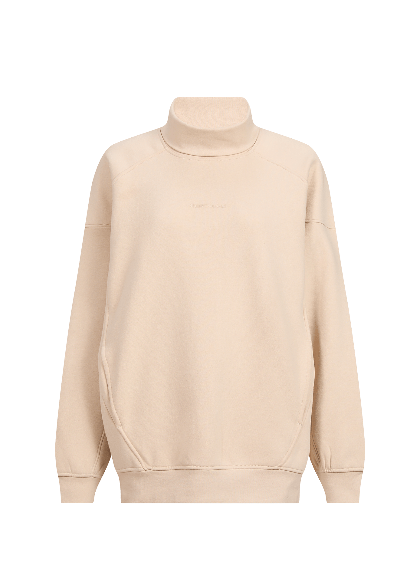 Ruime sweater van katoenmix GERTRUDE Beige