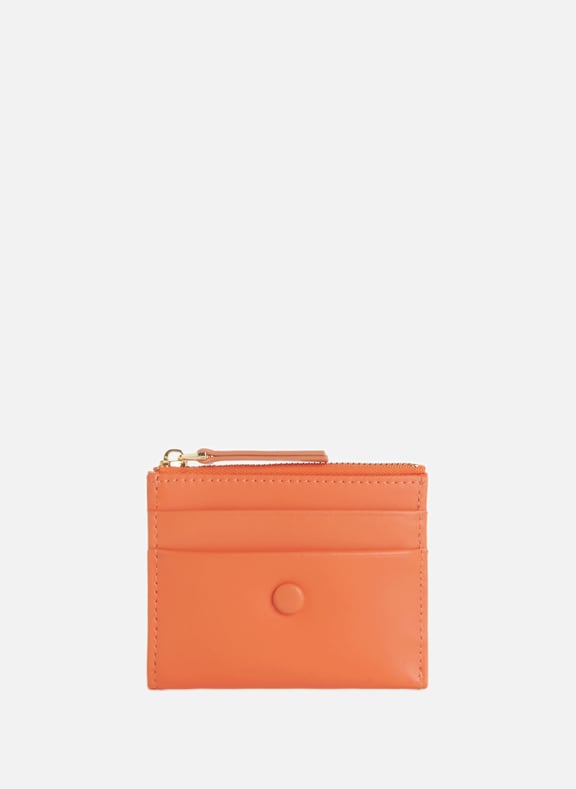 Porte-cartes en cuir Orange by SAISON 1865 SAISON 1865 Porte-cartes en cuir Orange
