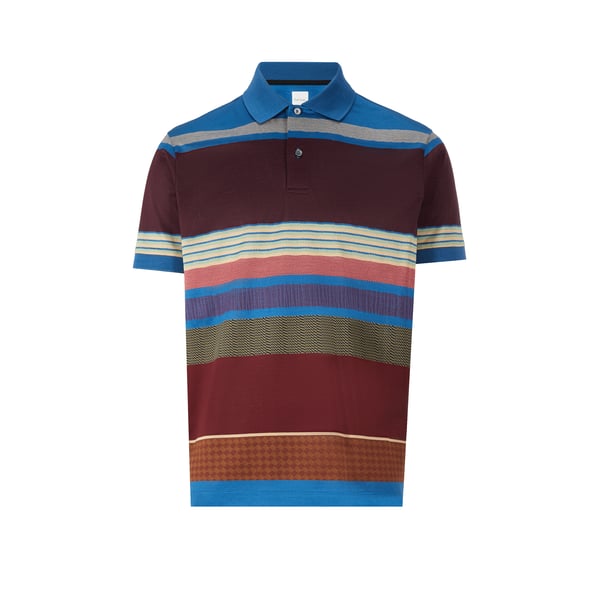 Polo à motif en coton