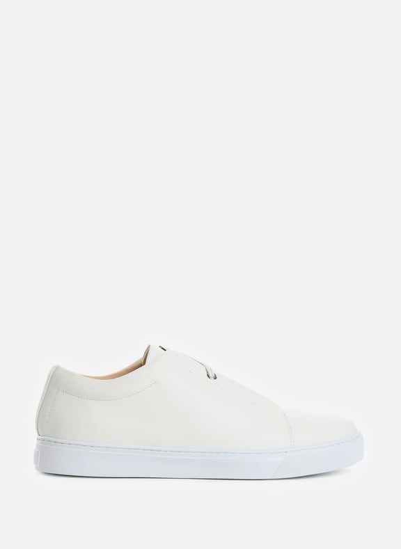 Baskets en cuir Blanc by DANIEL ESSA DANIEL ESSA Baskets en cuir Blanc