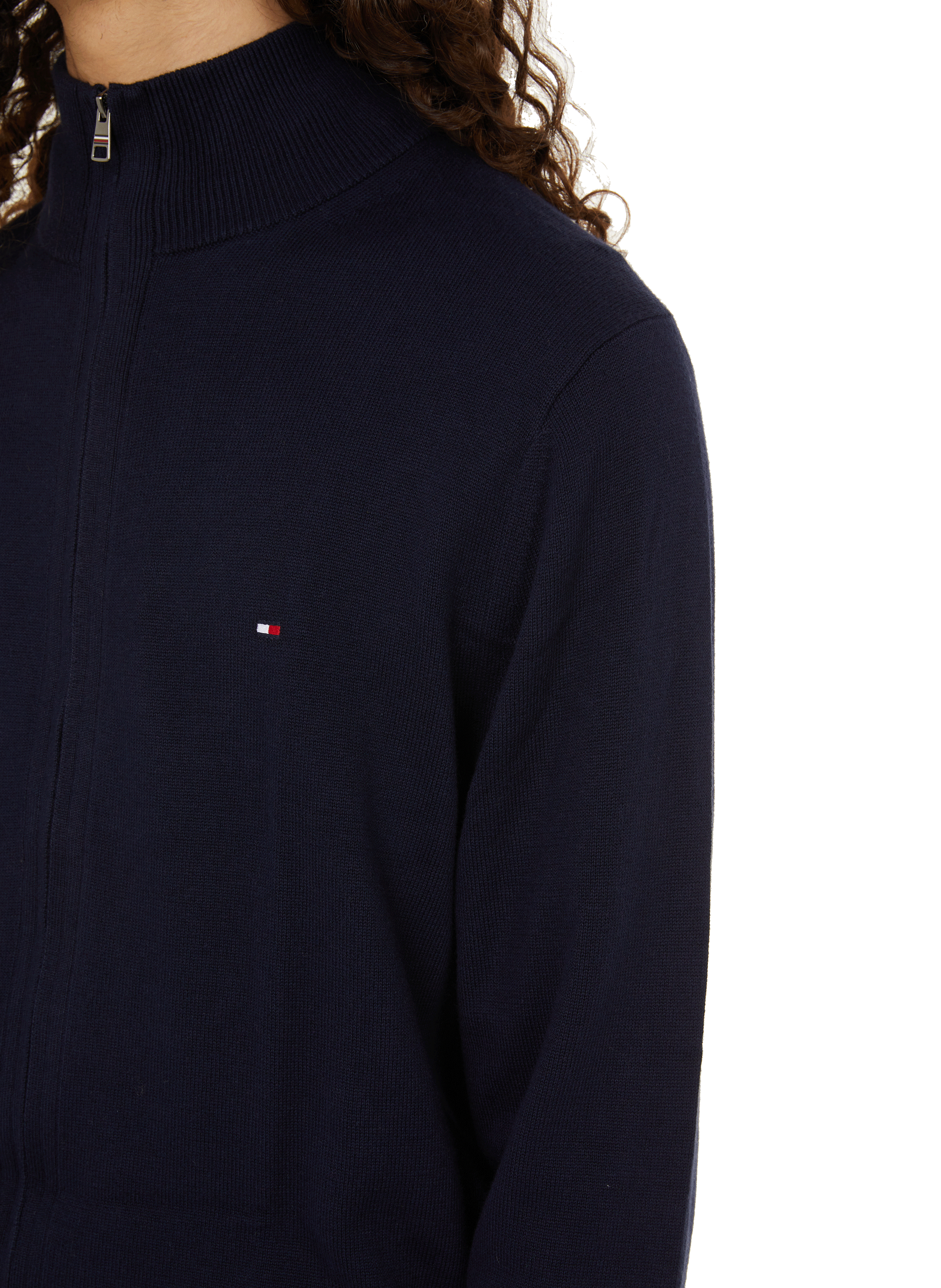 Cotton and cashmere jacket  TOMMY HILFIGER Blue