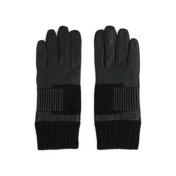 Aristide Leather Gloves In Grey