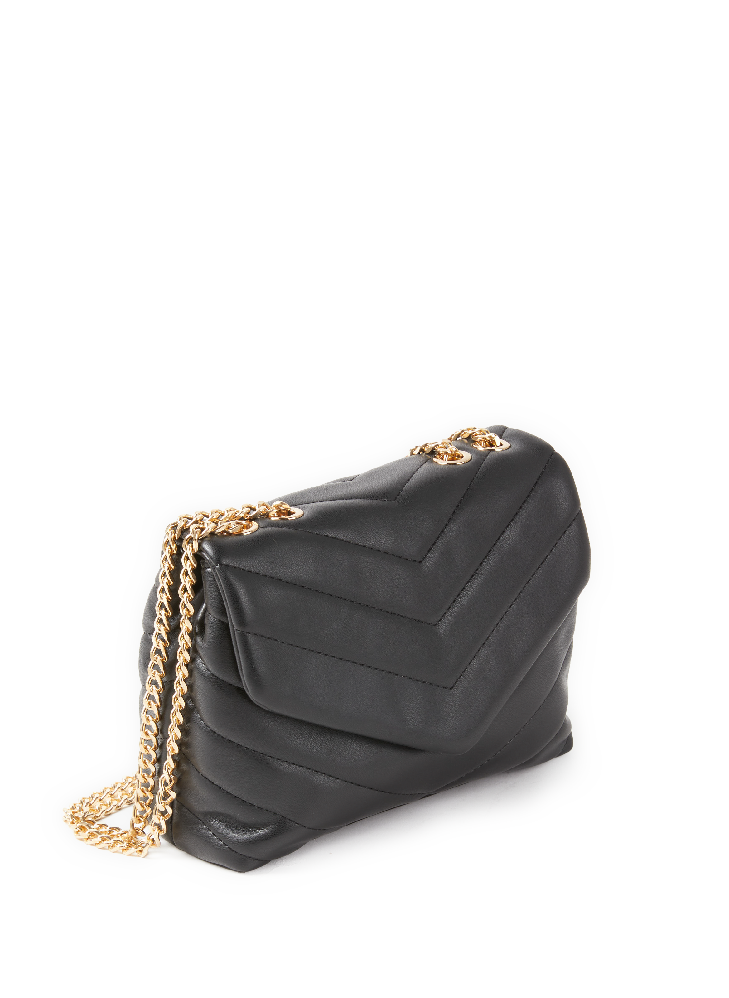 Sac à bandoulière matelassé AU PRINTEMPS PARIS Noir