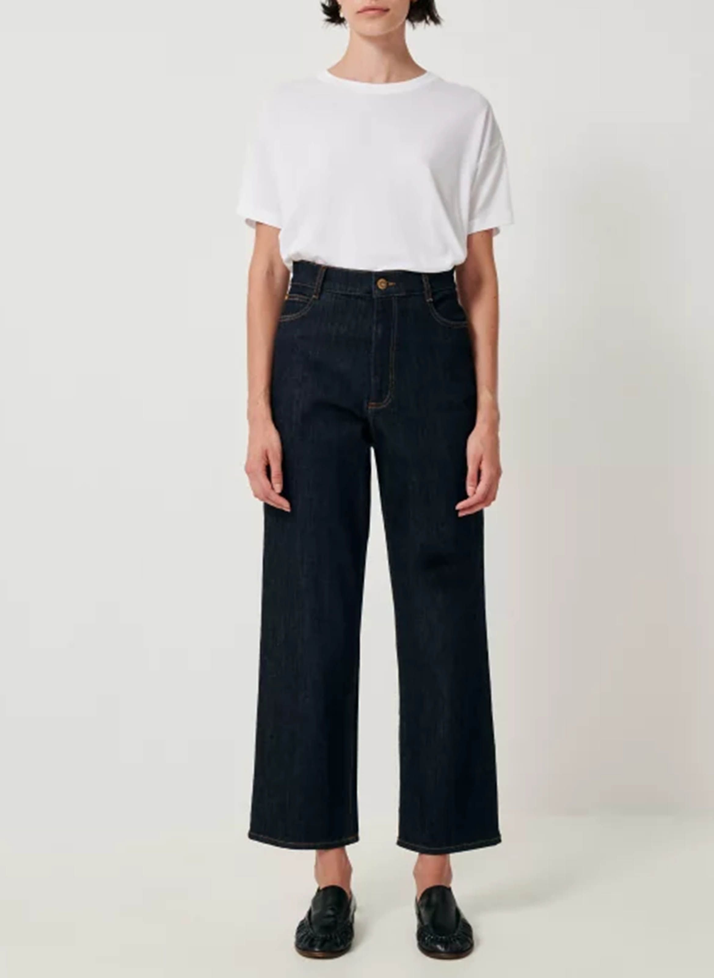 Jean brut taille haute bay cruise SESSUN Bleu