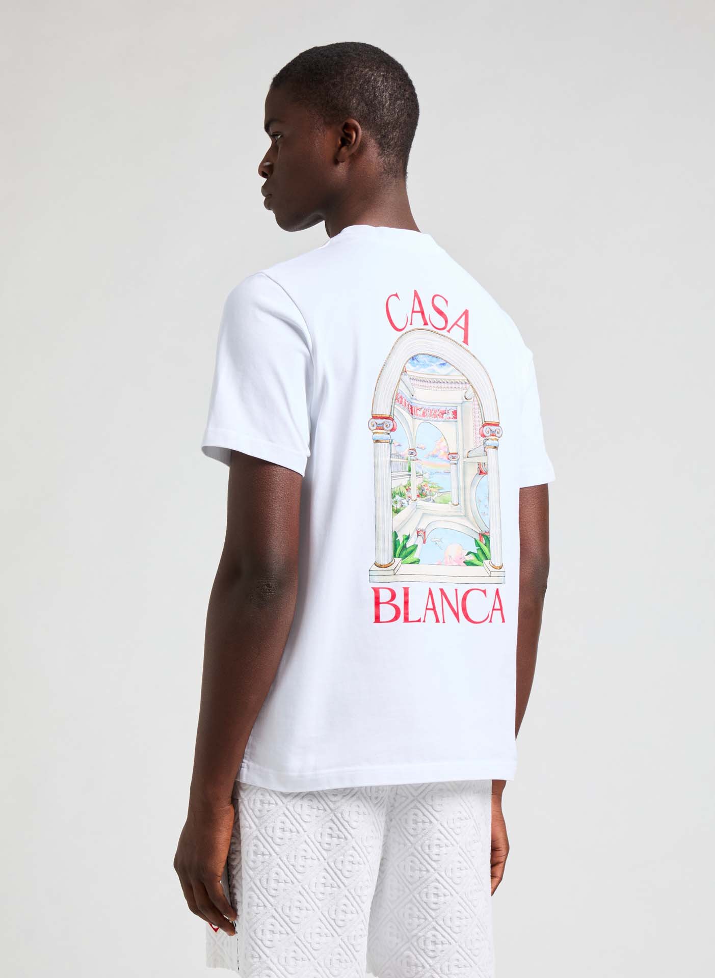 T-shirt The Passage CASABLANCA PARIS White