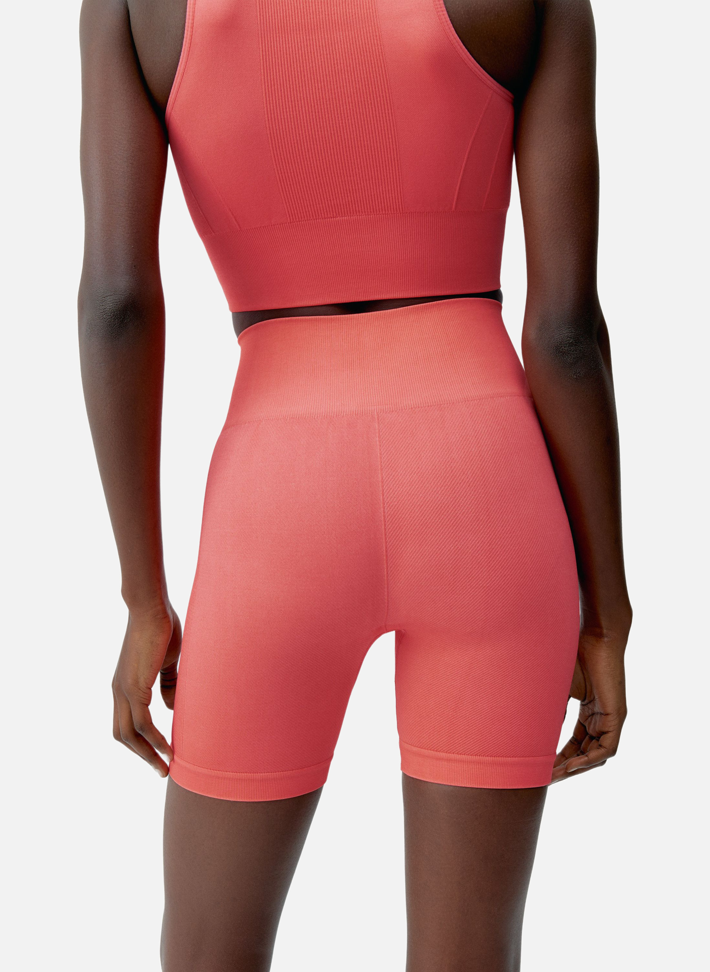 Short moulant de sport seamless urdhva BORN LIVING YOGA Rose