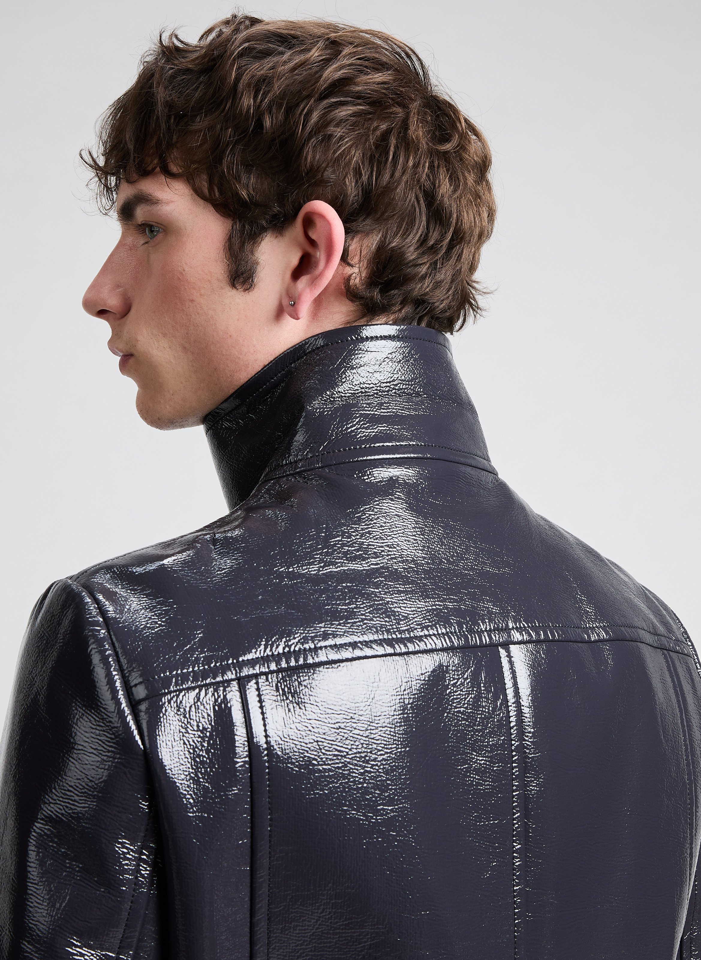 Reedition vinyl jacket COURRÈGES Blue