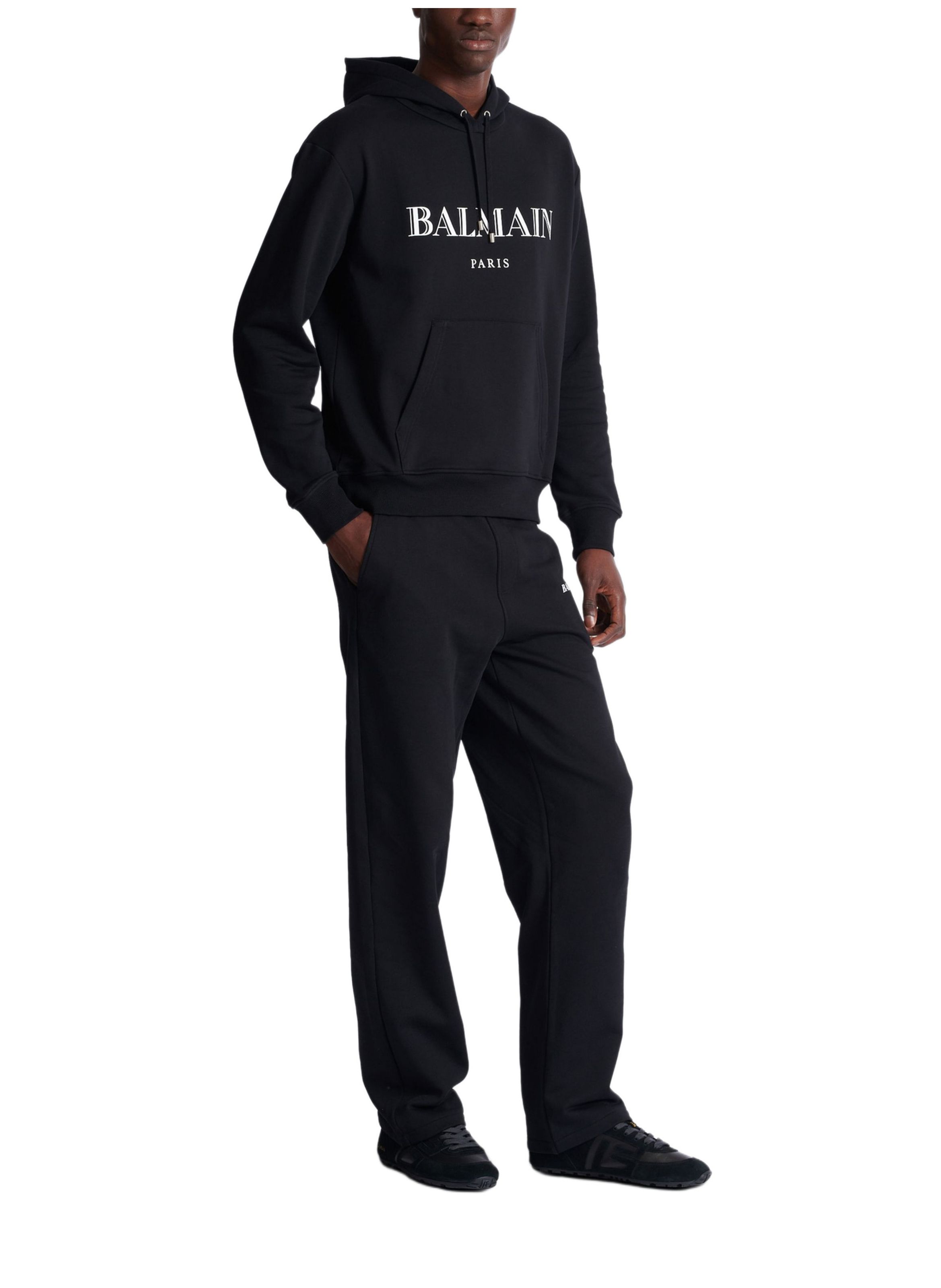 Hoodie imprimé balmain BALMAIN Noir