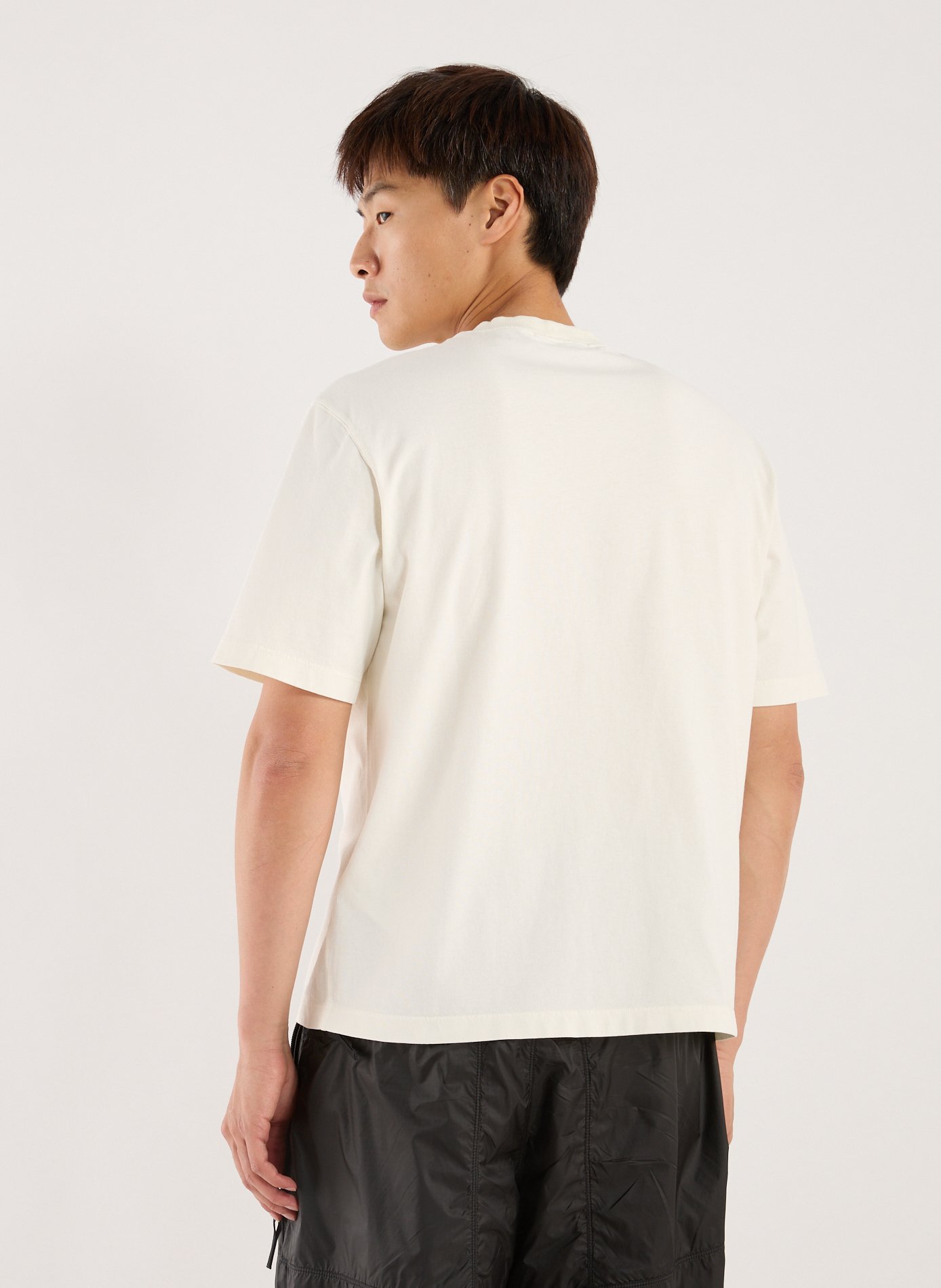 Straight-cut cotton T-shirt STONE ISLAND Beige
