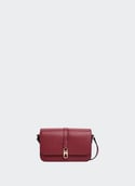 Sac bandoulière à rabat   Deep rouge