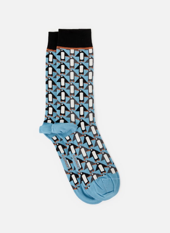 Chaussettes mi-hautes à motifs Bleu by BLEUFORÊT BLEUFORÊT Chaussettes mi-hautes à motifs Bleu