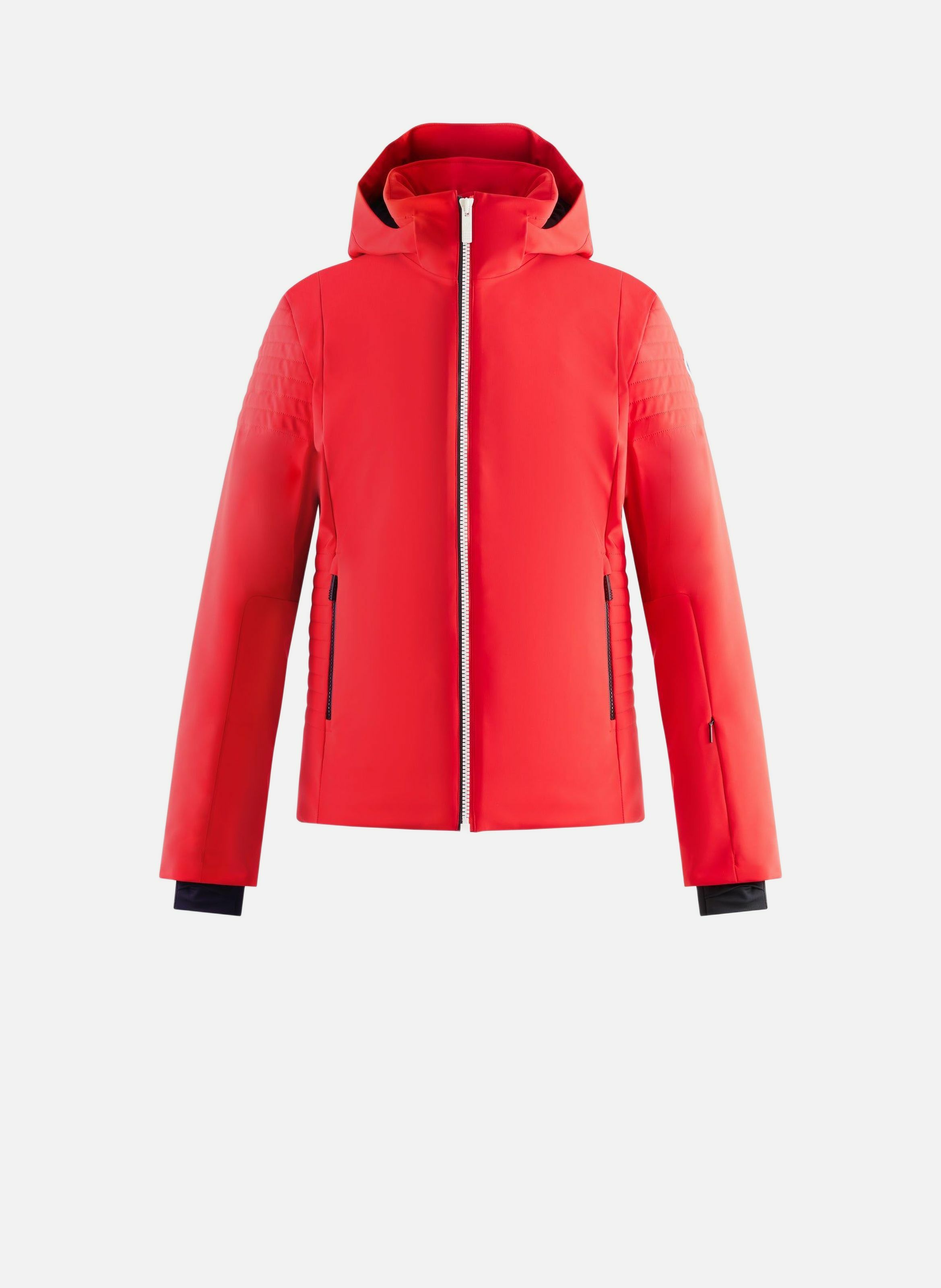 Veste de ski power col montant coupe regular FUSALP Rouge