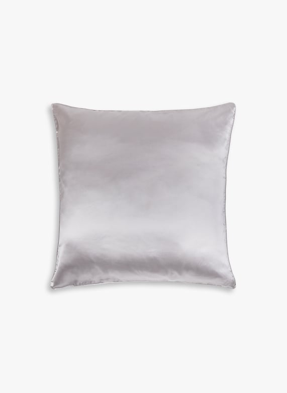 Taie d'oreiller en soie de mûrier | Gris by AU PRINTEMPS PARIS Taie d'oreiller en soie de mûrier Gris