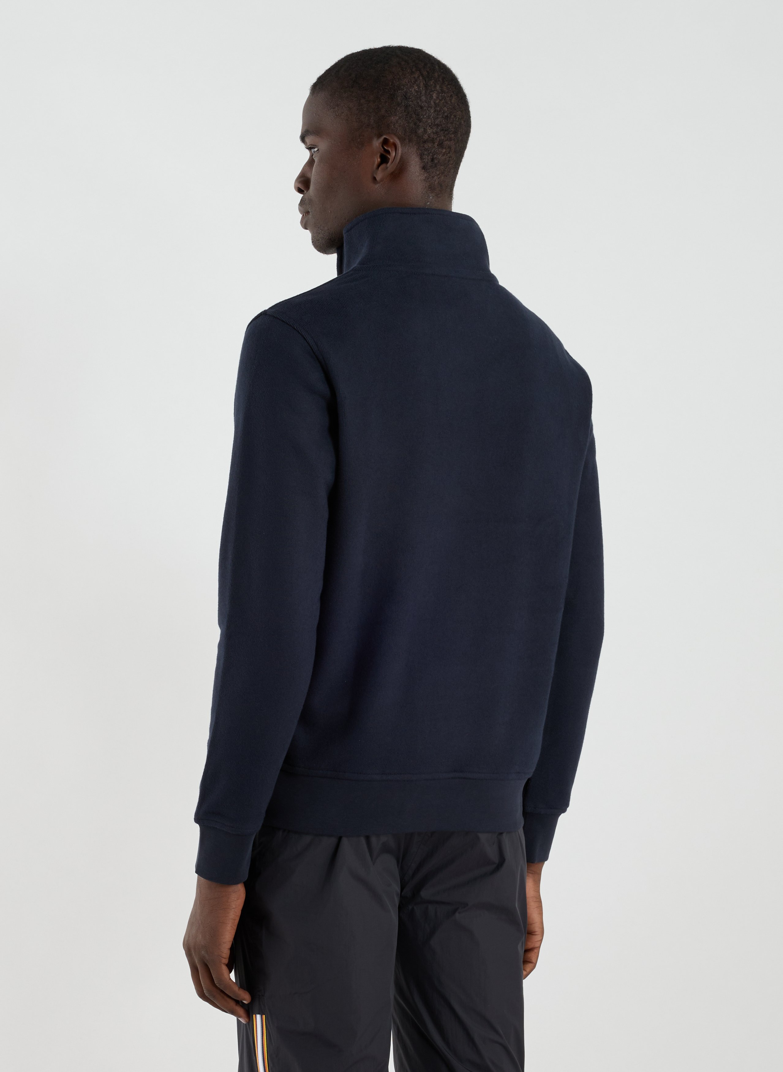Funnel neck half-zip jumper K-WAY Blue
