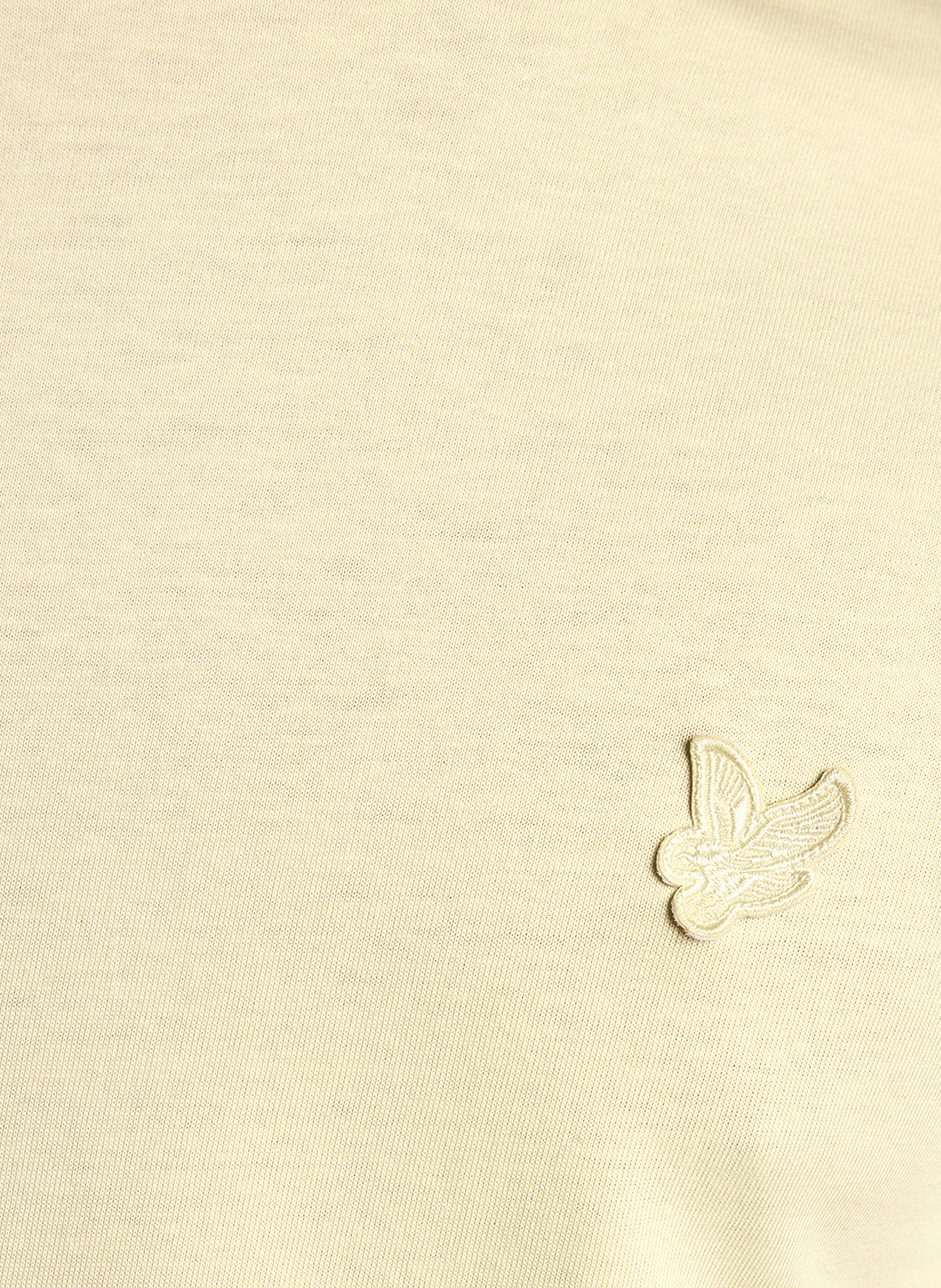 T-shirt à col rond en coton LYLE & SCOTT Beige