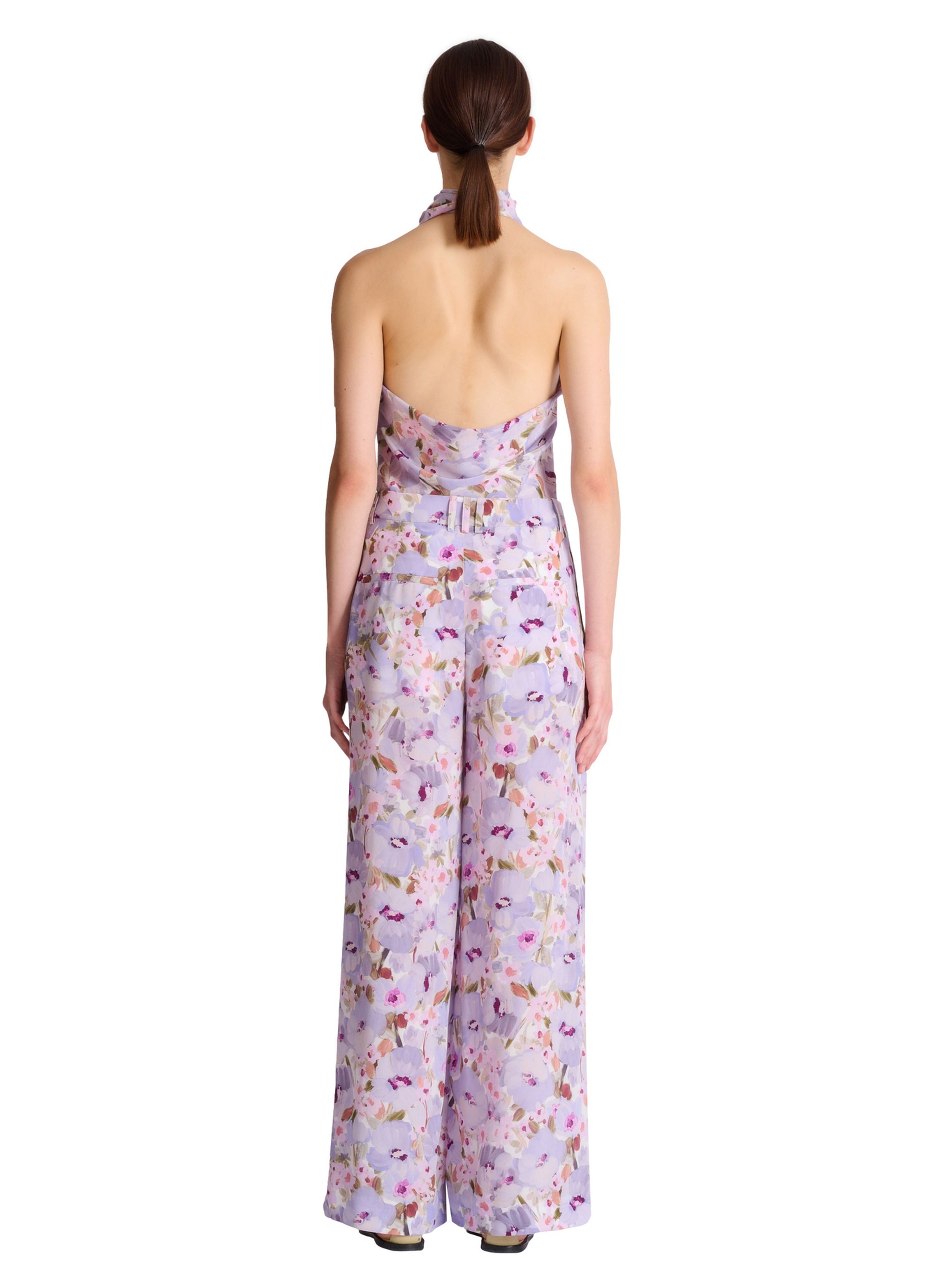 Pantalon à imprimé poppi flower BALMAIN Multicolore
